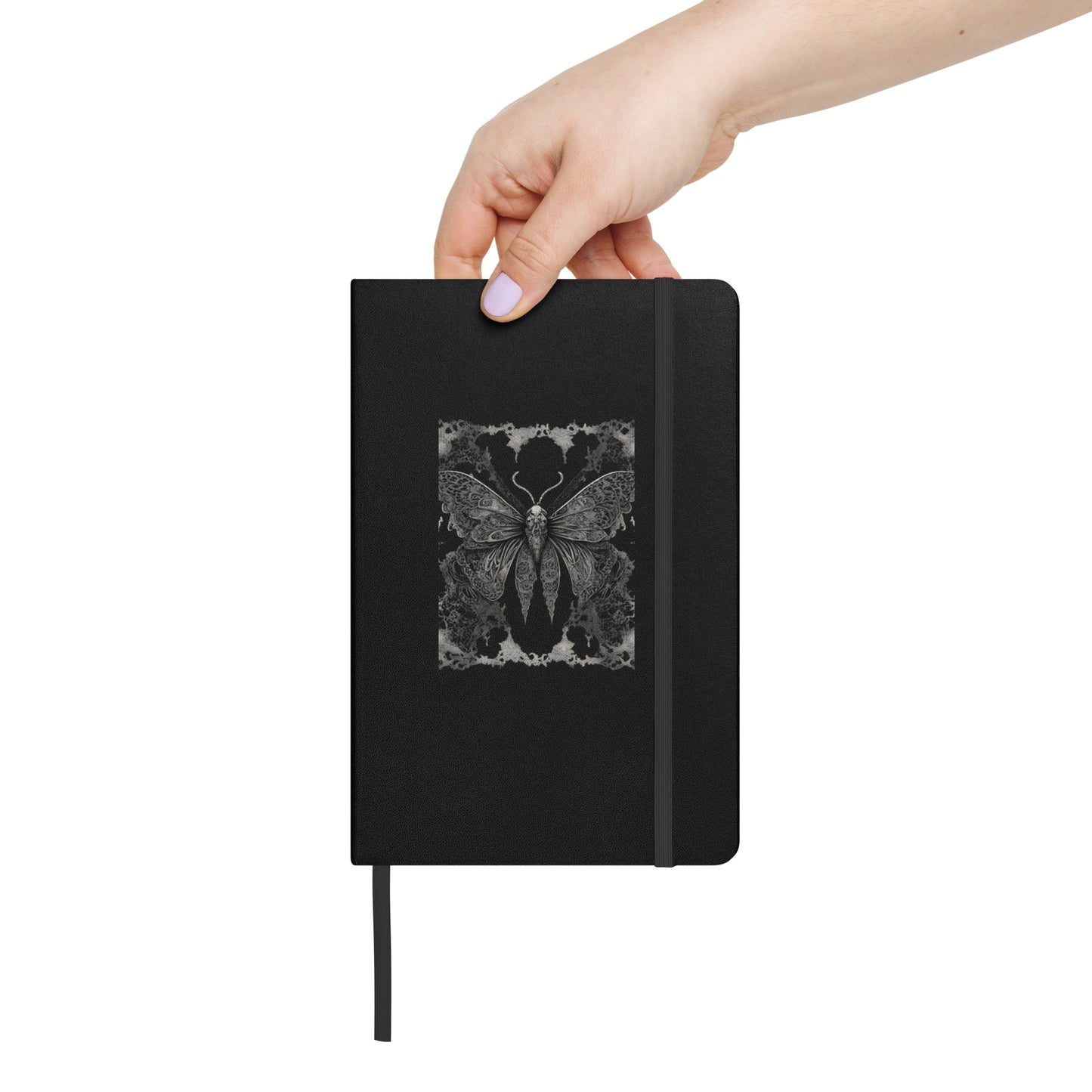 MOTH & LACE HARDCOVER BOUND NOTEBOOK