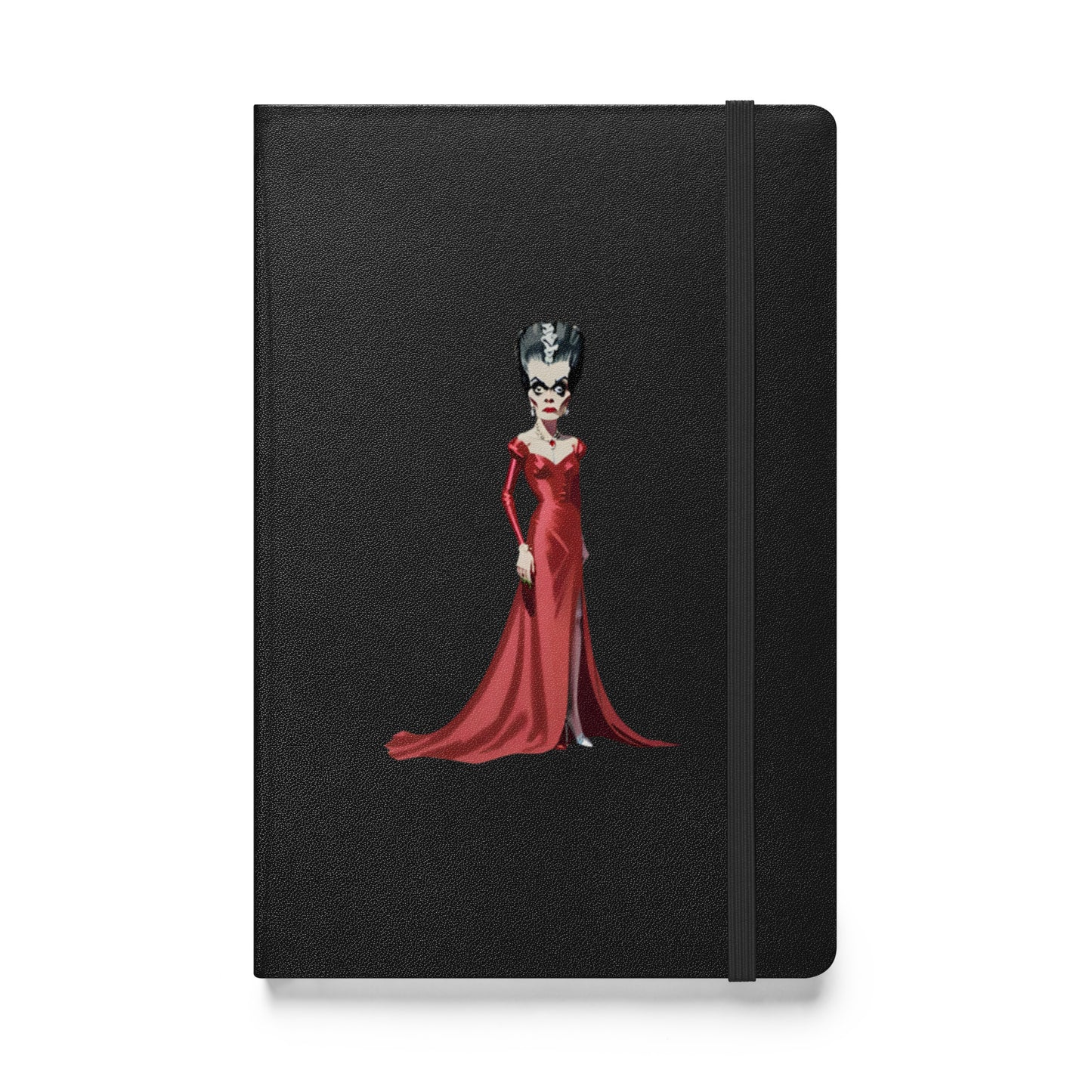 LADY IN RED HARDCOVER BOUND NOTEBOOK