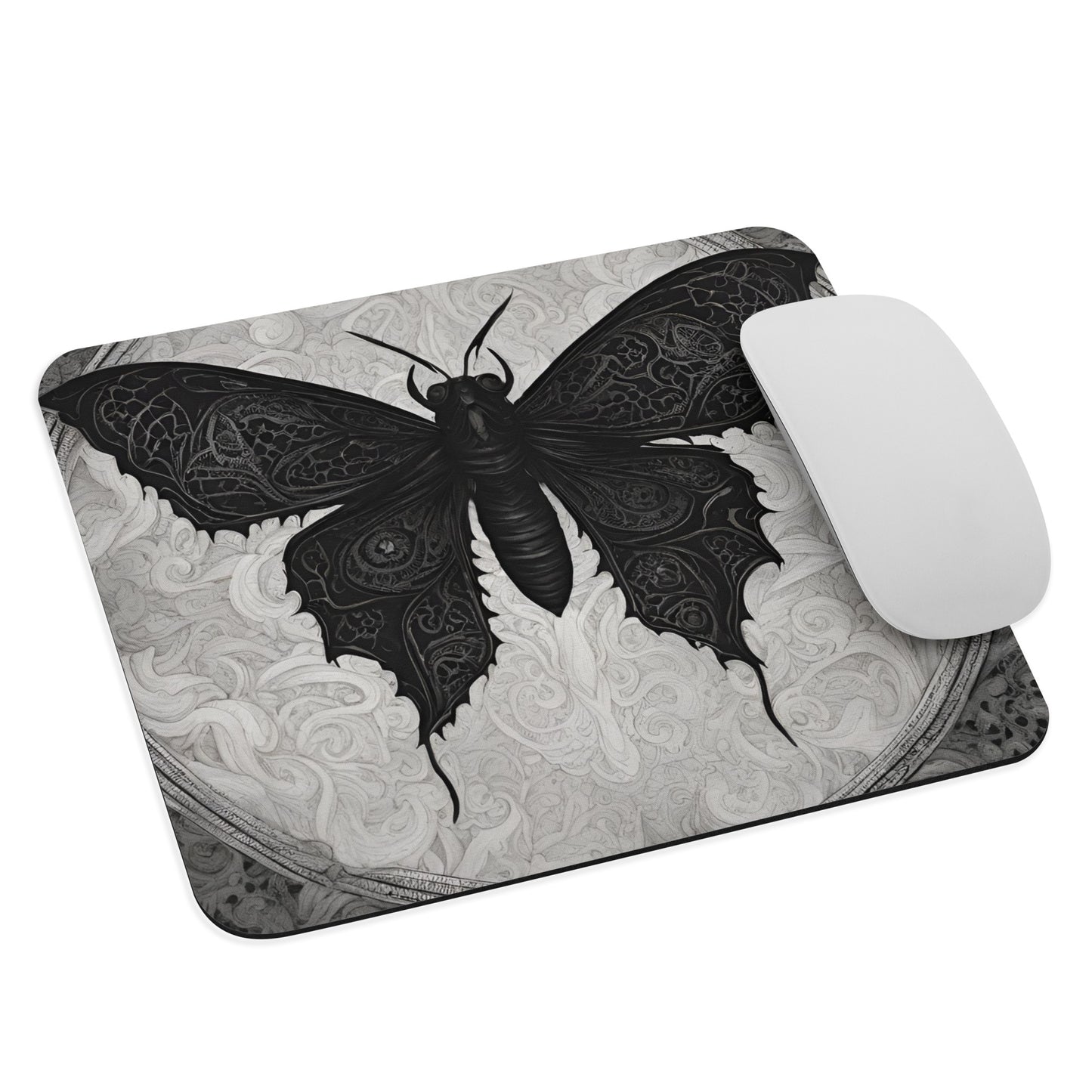 MOTH TO FLAME MOUSE PAD