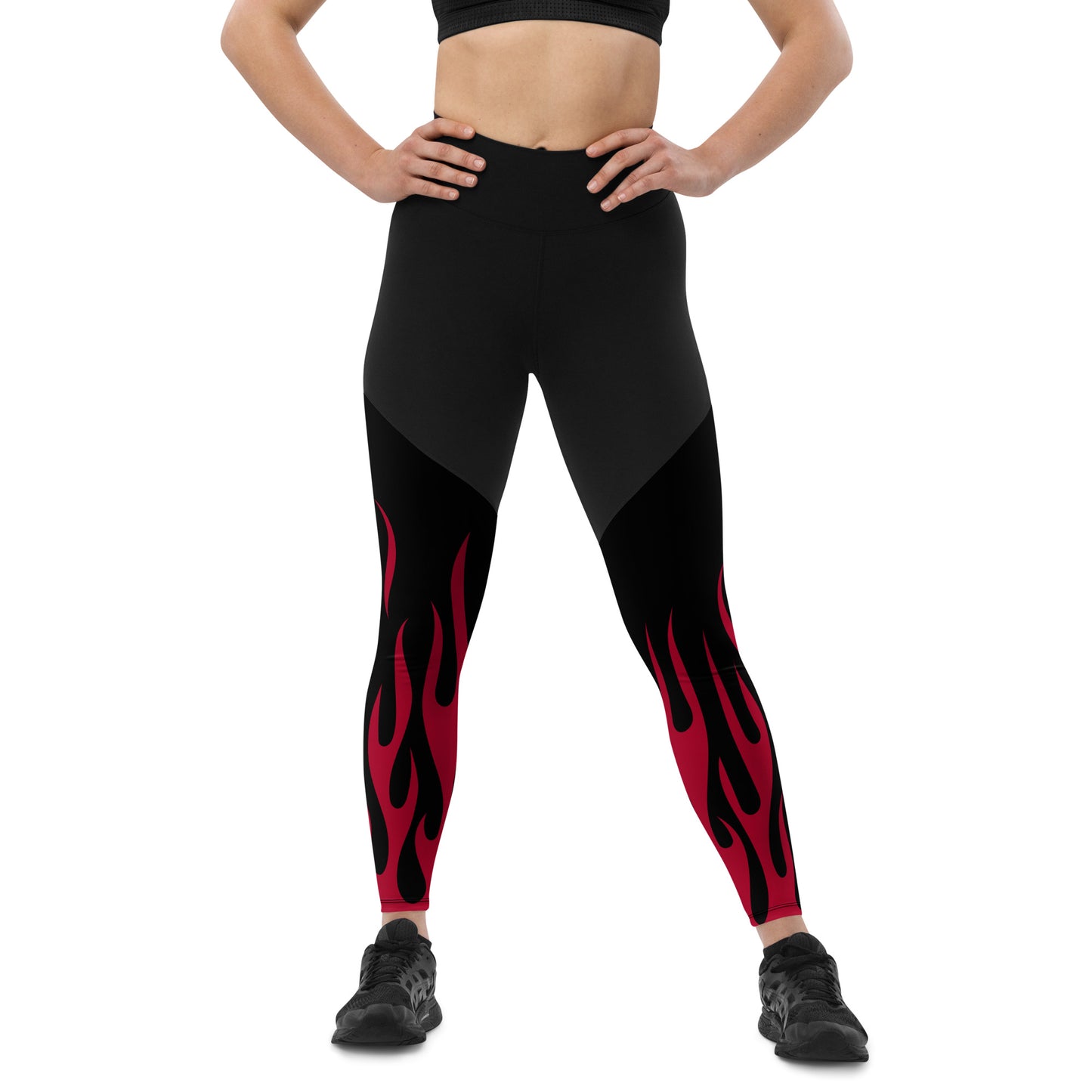 RED FLAME SPORTS LEGGINGS