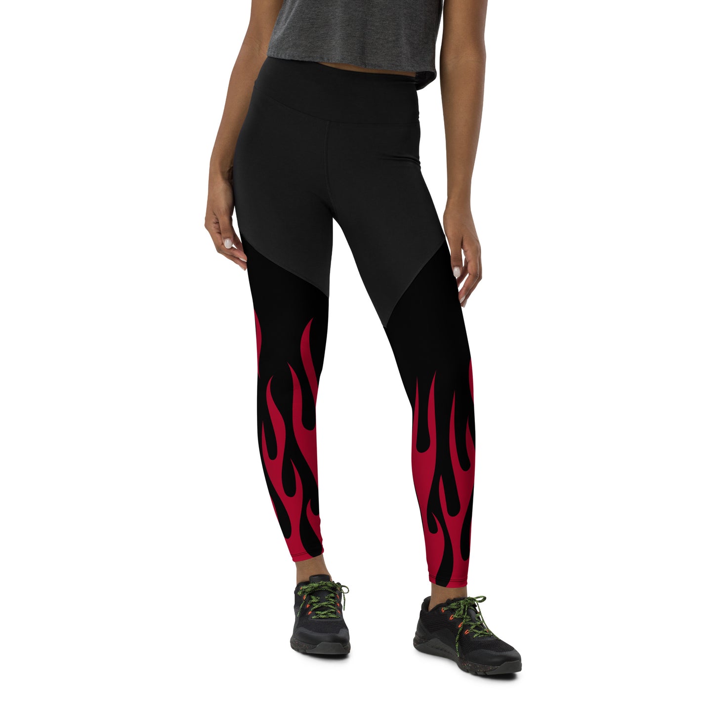 RED FLAME SPORTS LEGGINGS