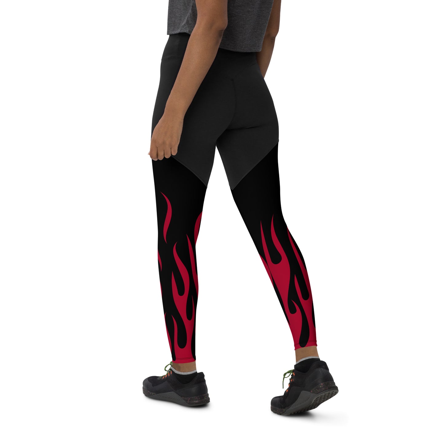 RED FLAME SPORTS LEGGINGS