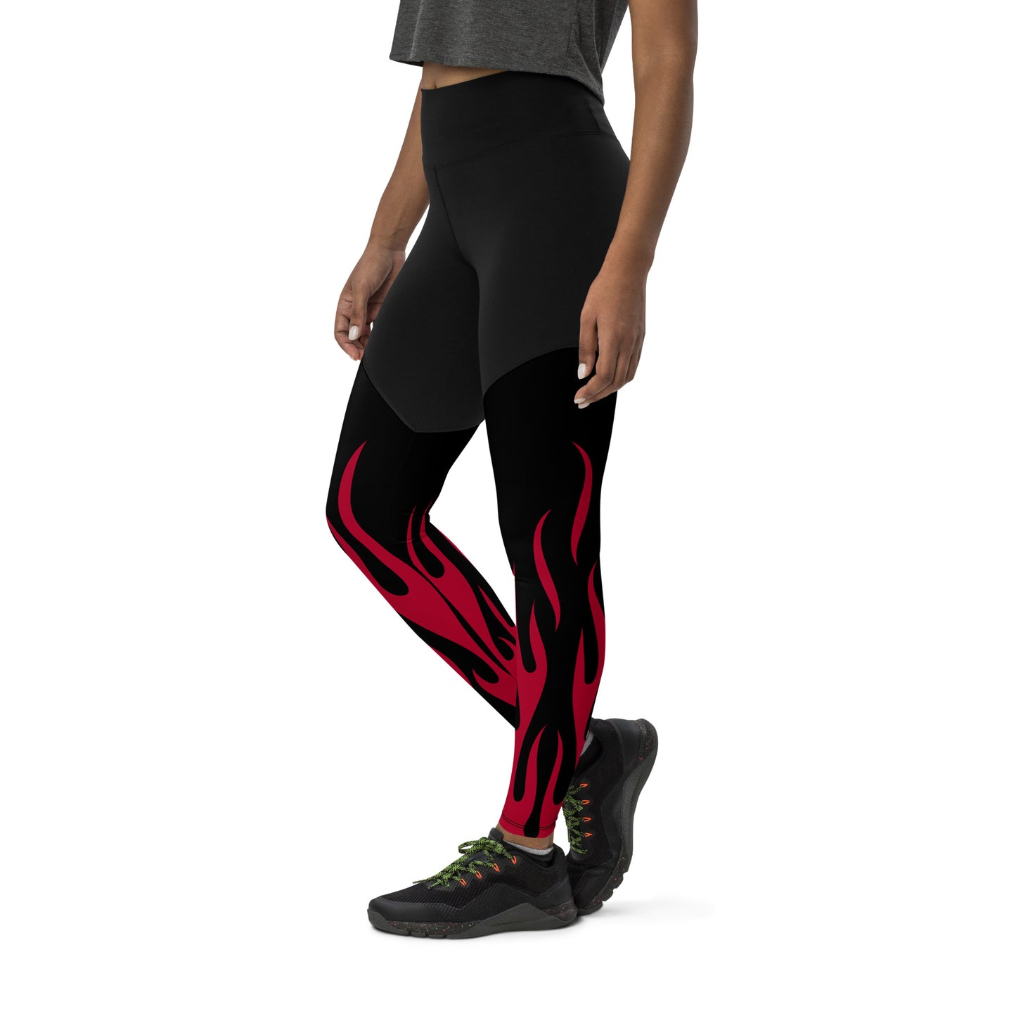 RED FLAME SPORTS LEGGINGS