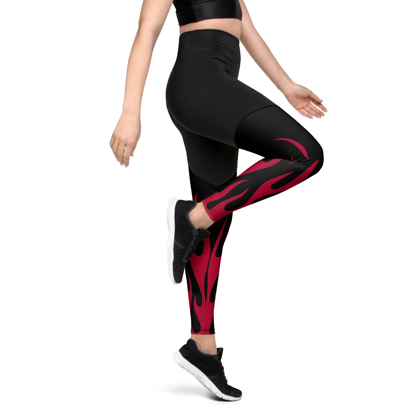 RED FLAME SPORTS LEGGINGS