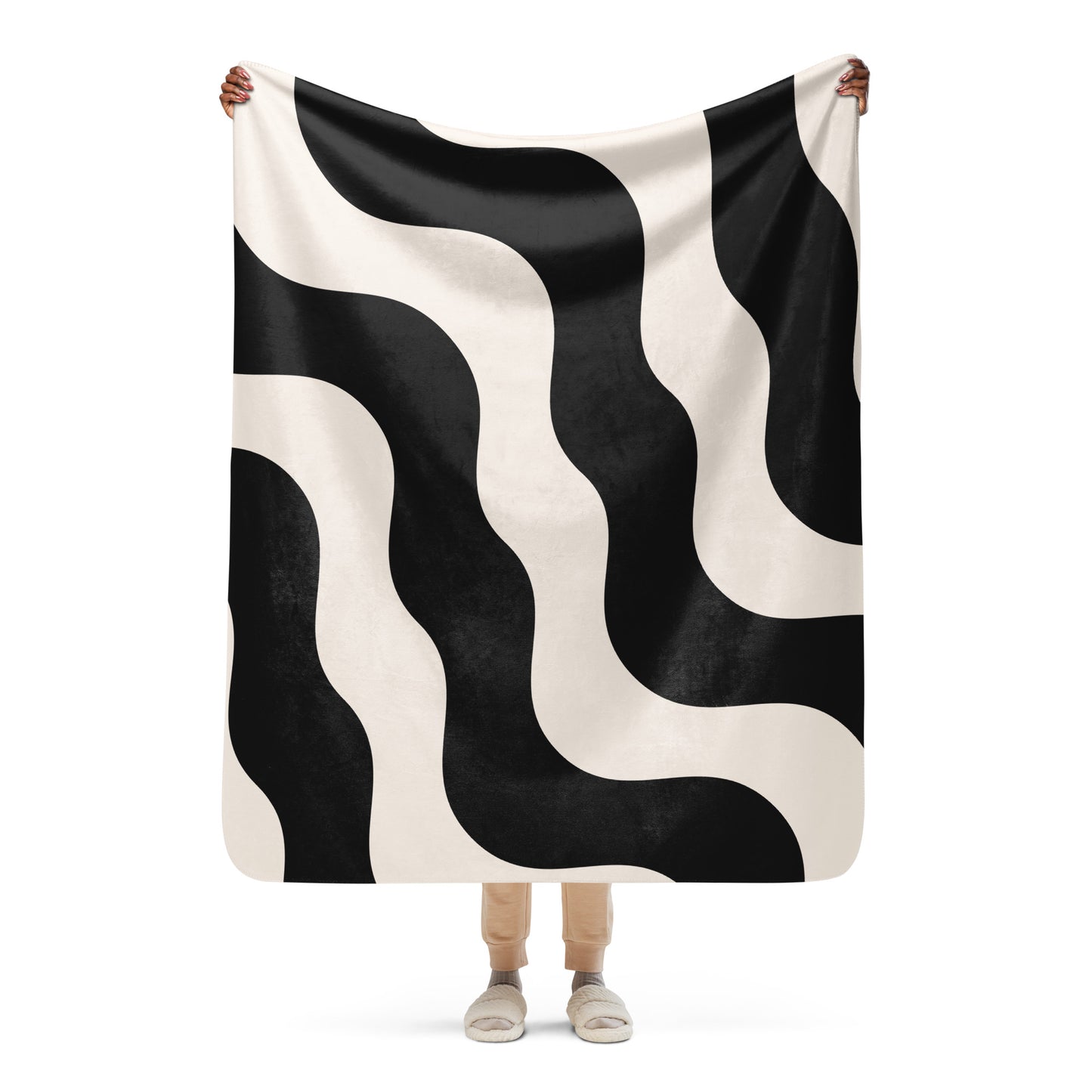 B&W WAVE SHERPA BLANKET