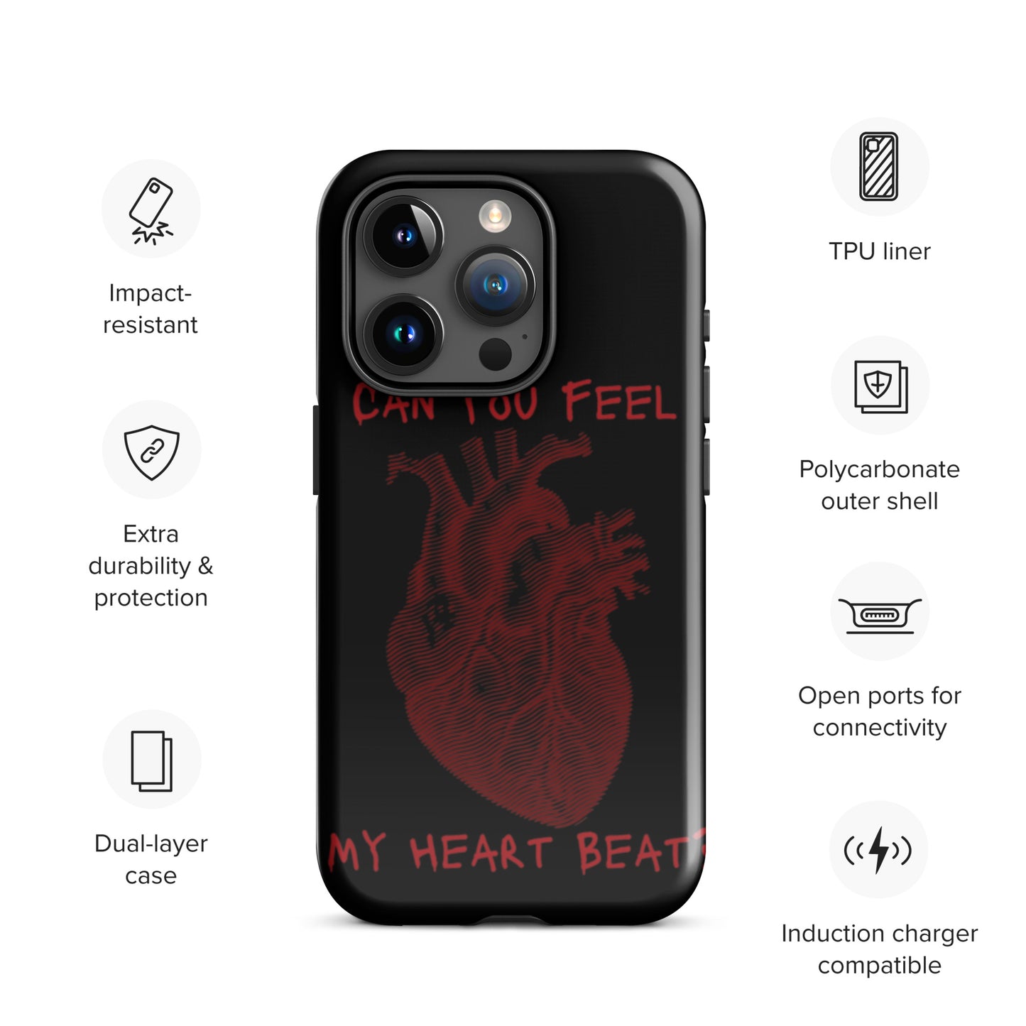 HEARTBEAT TOUGH CASE FOR iPhone®