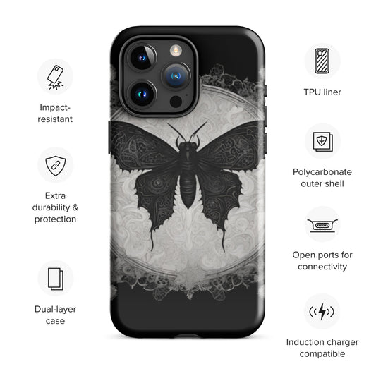 MOTH TO FLAME TOUGH CASE FOR iPhone®