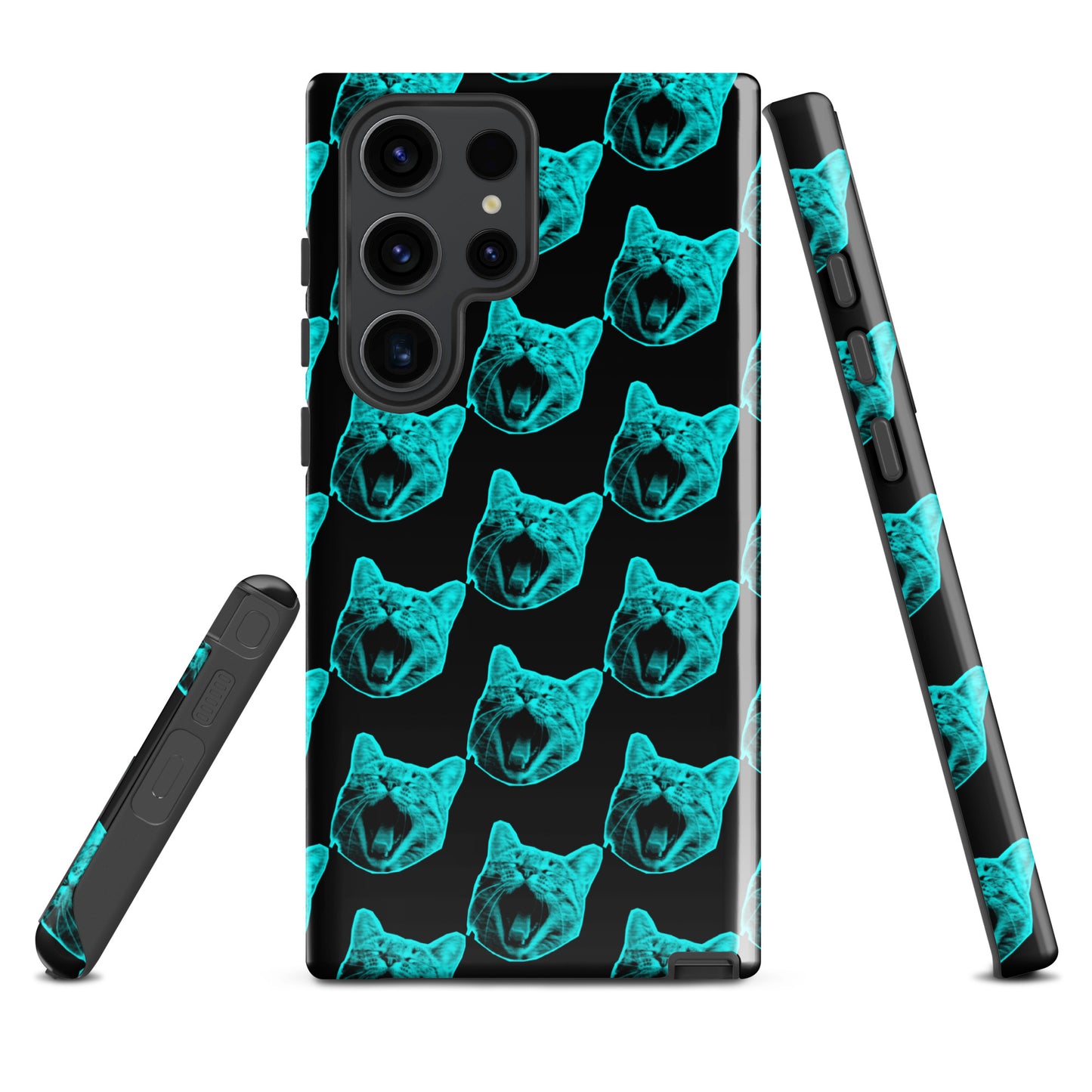 ELECTRIC BLUE CAT TOUGH CASE FOR Samsung®