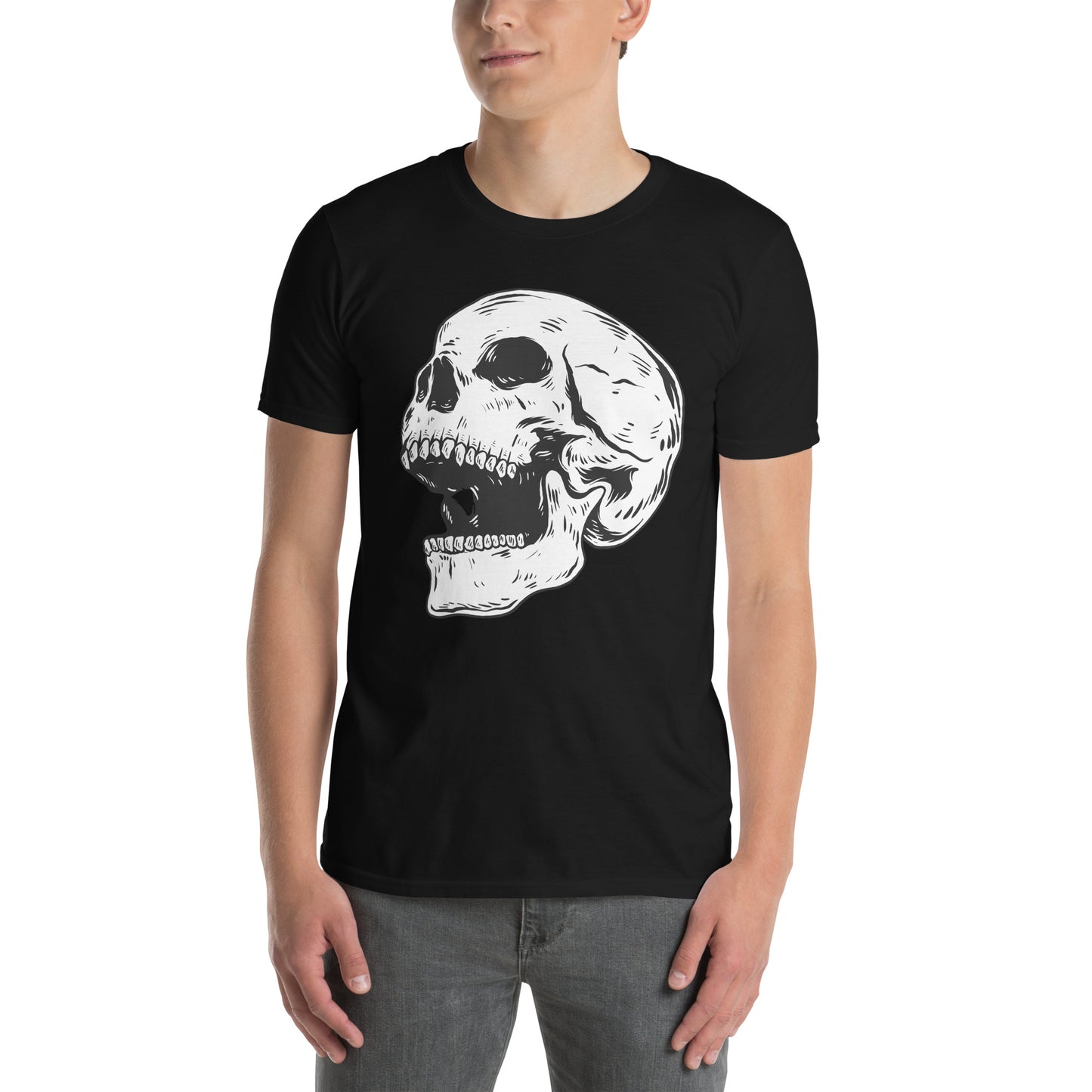 SCREAMING SKULL SHORT SLEEVE UNISEX TEE