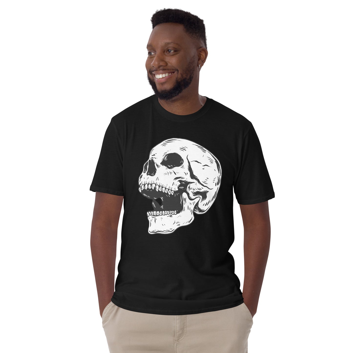 SCREAMING SKULL SHORT SLEEVE UNISEX TEE