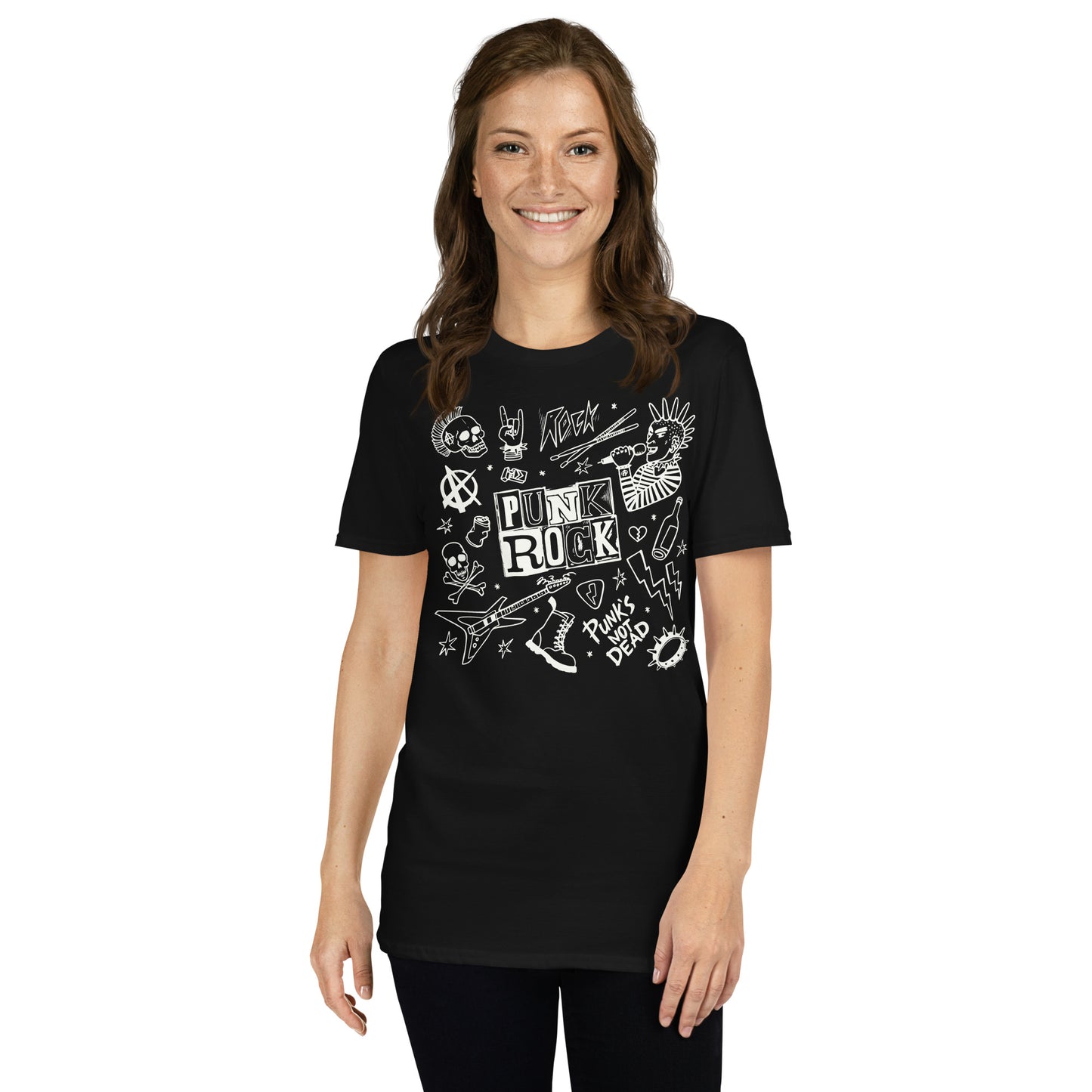 PUNK'S NOT DEAD SHORT SLEEVE UNISEX TEE