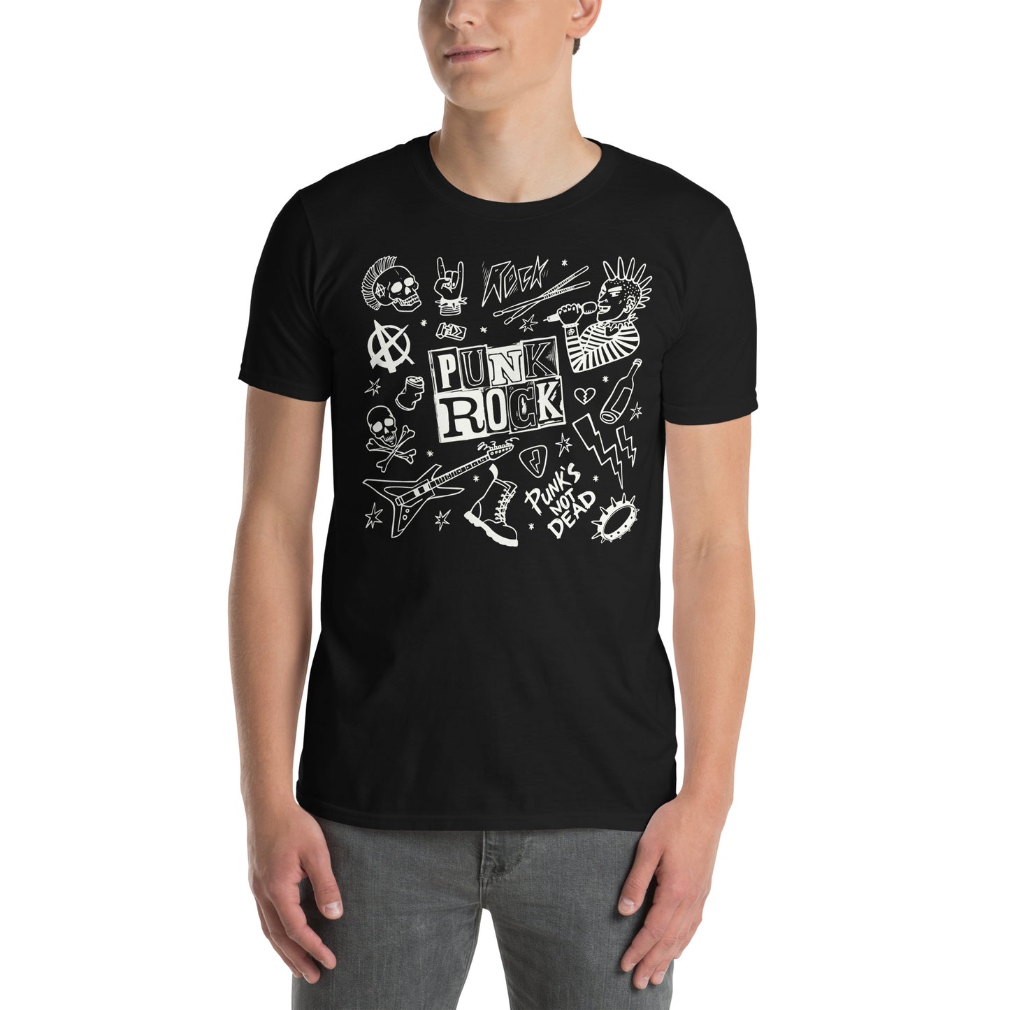PUNK'S NOT DEAD SHORT SLEEVE UNISEX TEE