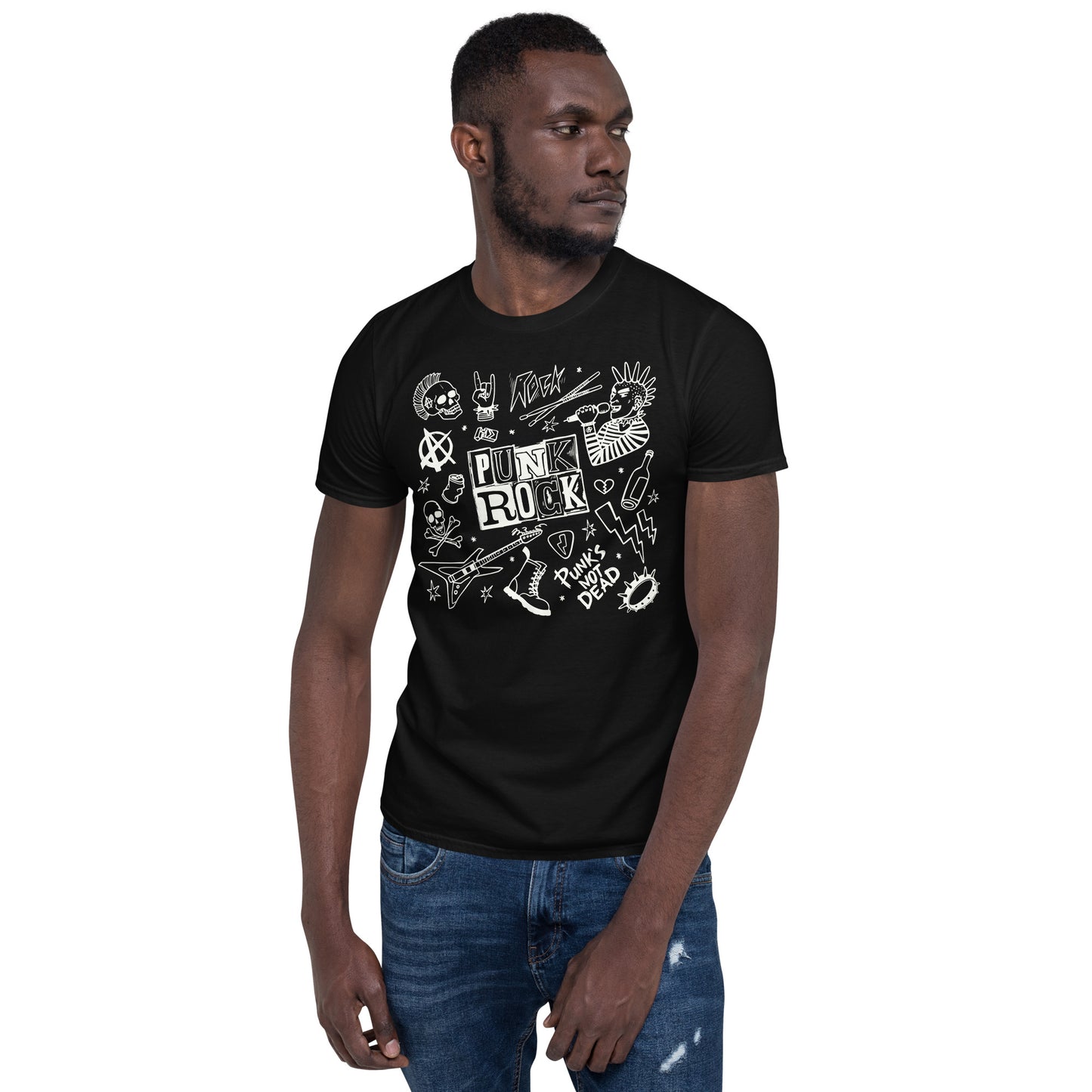 PUNK'S NOT DEAD SHORT SLEEVE UNISEX TEE
