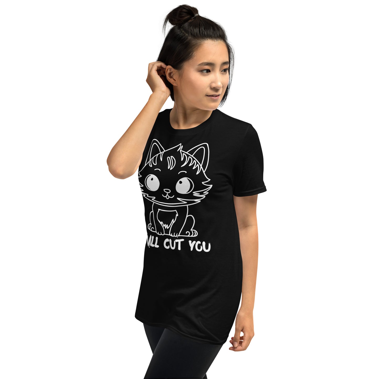 I WILL CUT YOU SHORT SLEEVE TEE