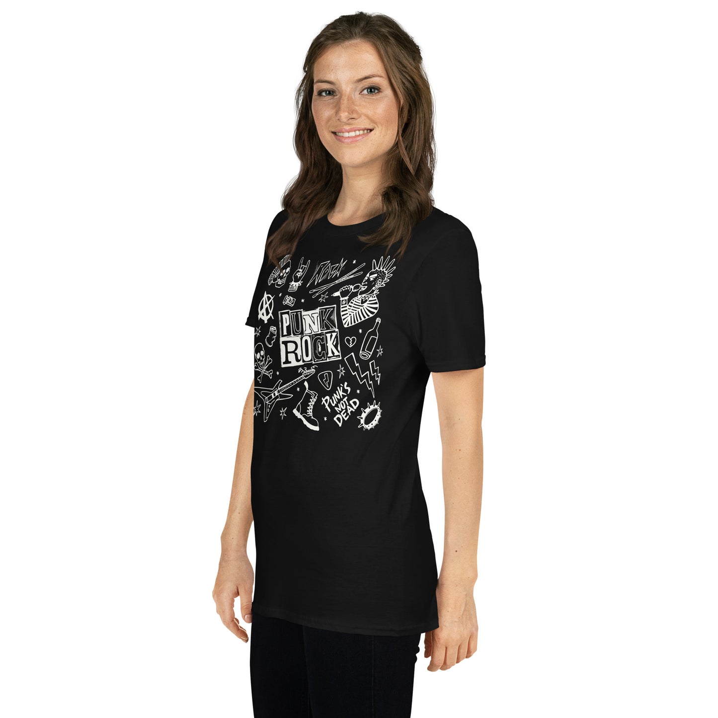 PUNK'S NOT DEAD SHORT SLEEVE UNISEX TEE