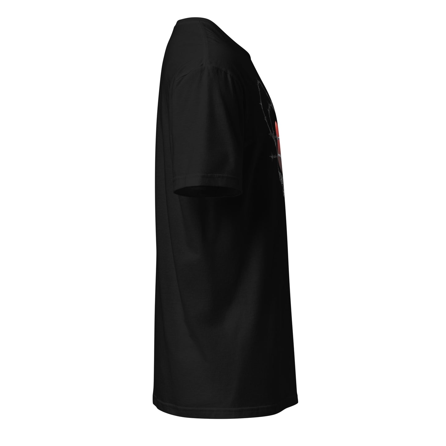 BARBED RED HEART SHORT SLEEVE UNISEX TEE