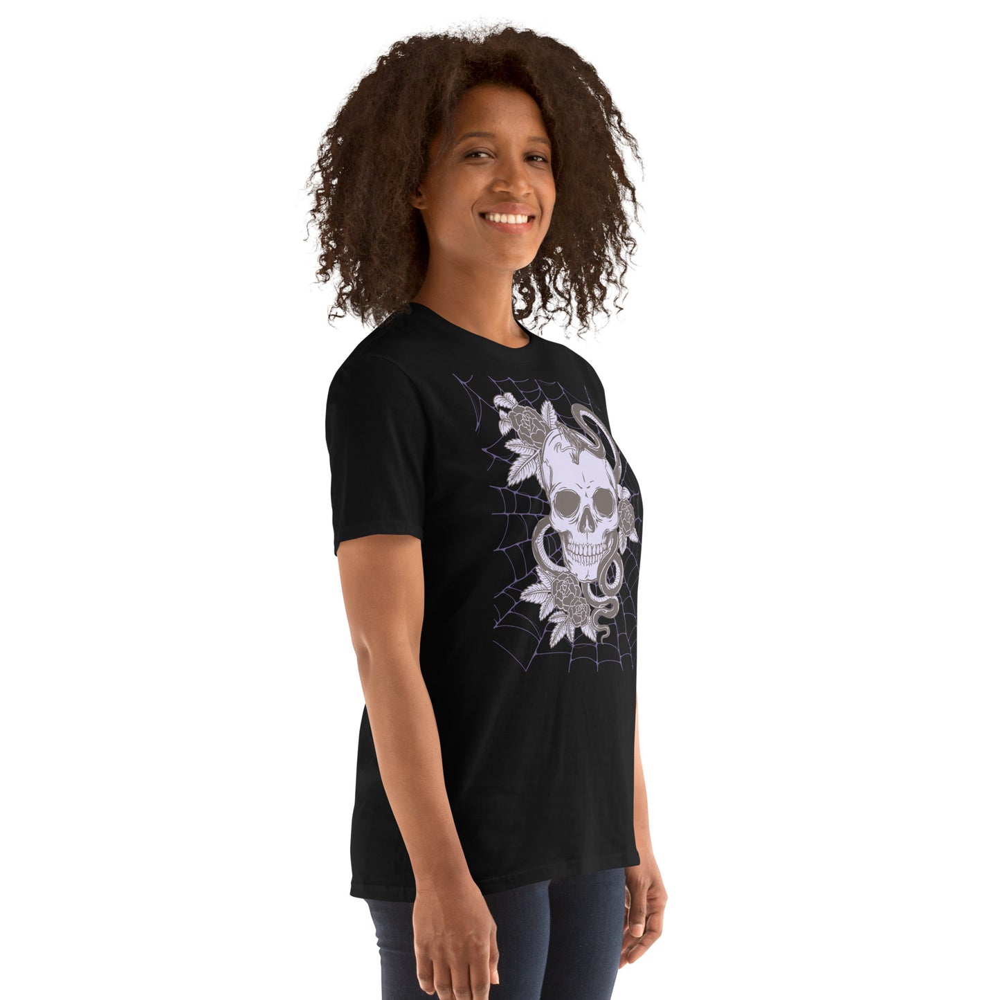 PURPLE SKULL & SNAKE SHORT SLEEVE UNISEX TEE
