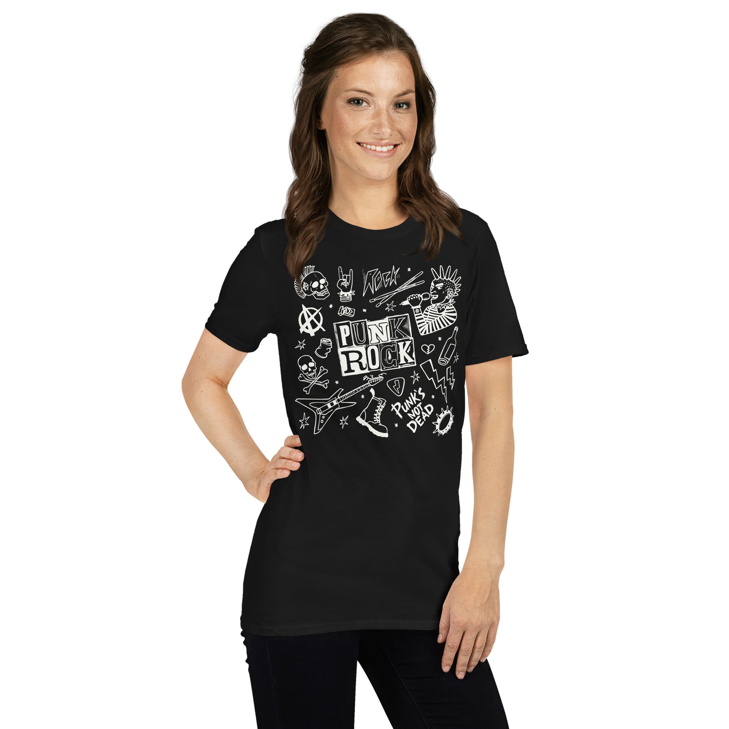 PUNK'S NOT DEAD SHORT SLEEVE UNISEX TEE