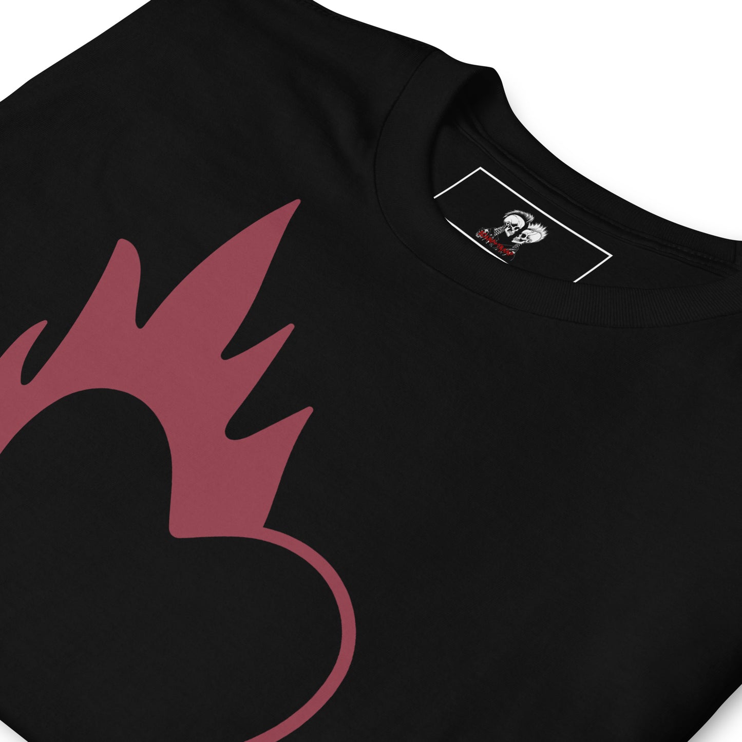 FLAMING HEART UNISEX SHORT SLEEVE TEE