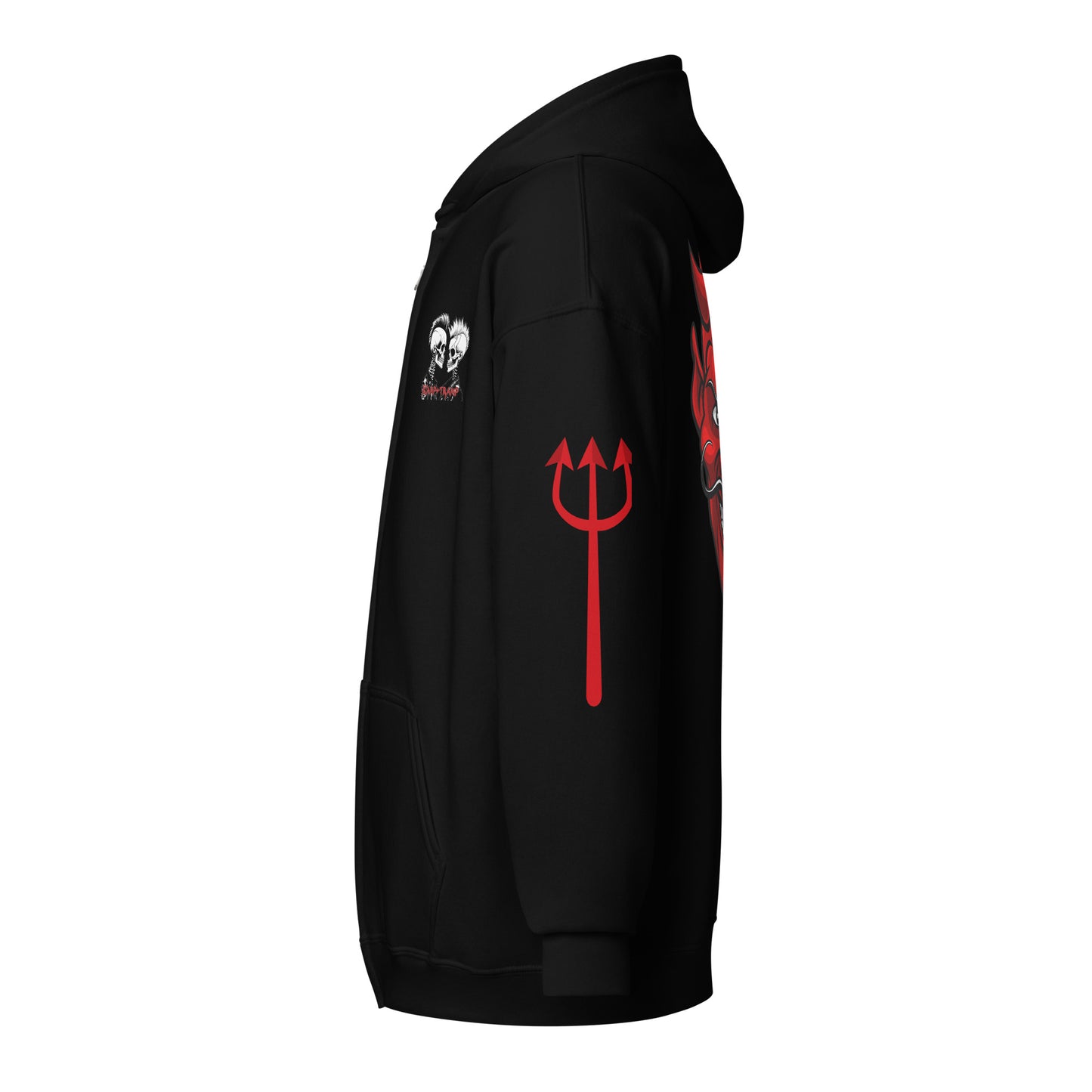 RED DEVIL UNISEX ZIP HOODIE