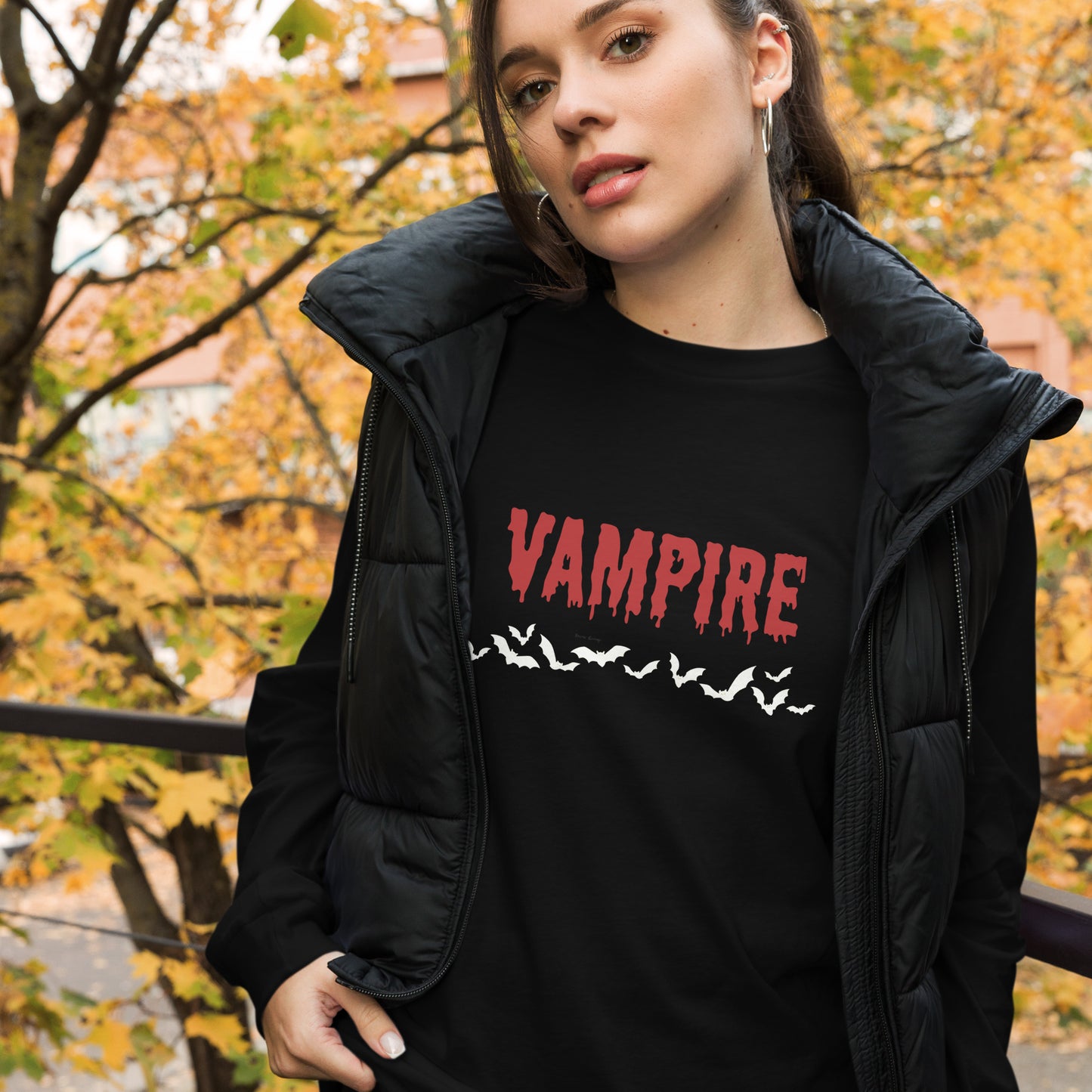 VAMPIRE (RED) UNISEX LONG SLEEVE TEE