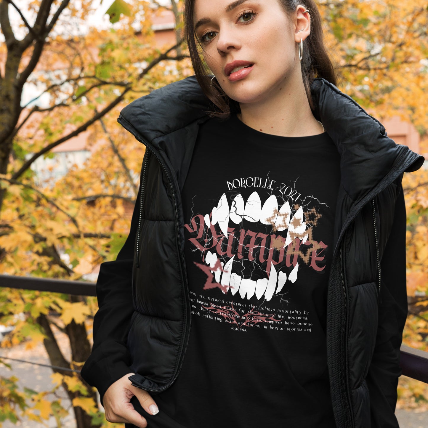 VAMPIRE BOCELLE UNISEX LONG SLEEVE TEE