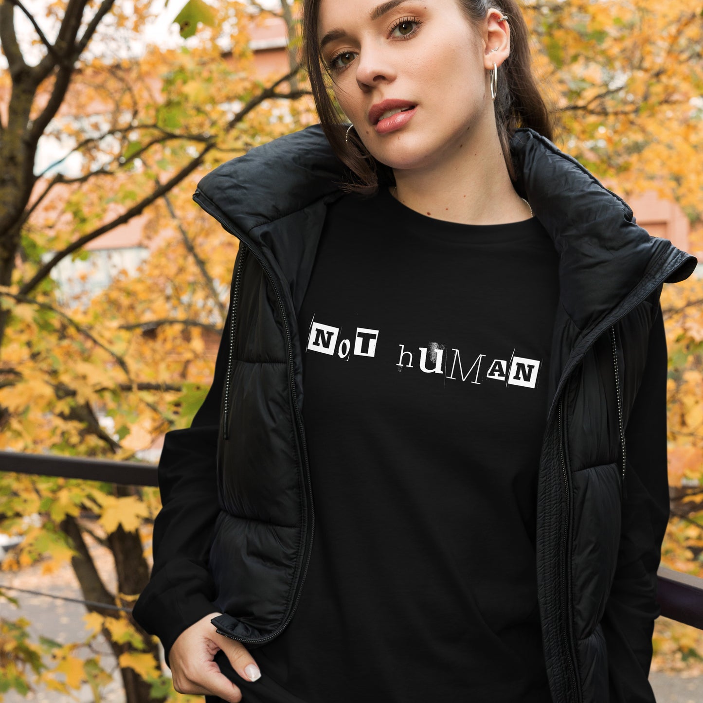 NOT HUMAN UNISEX LONG SLEEVE TEE