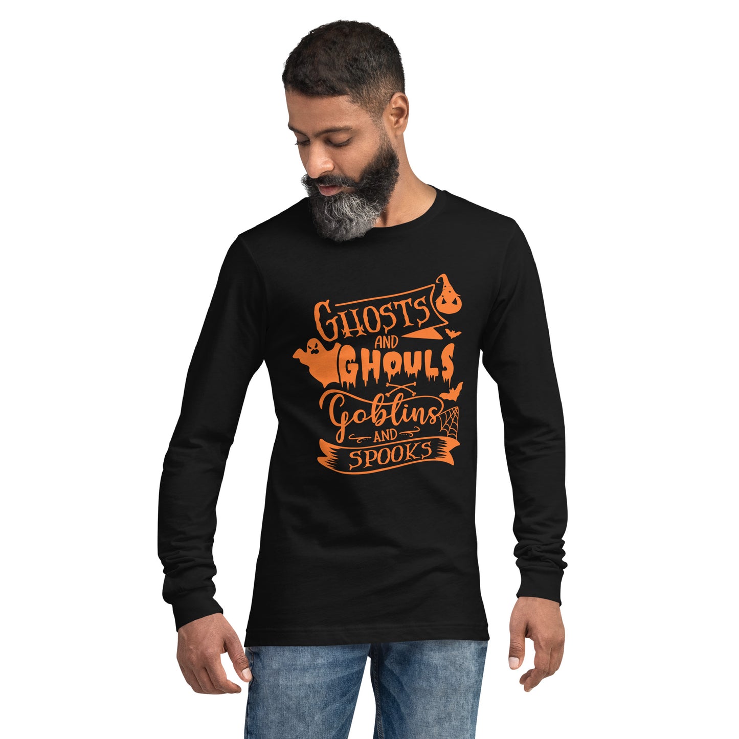 GHOSTS & GHOULS UNISEX LONG SLEEVE TEE