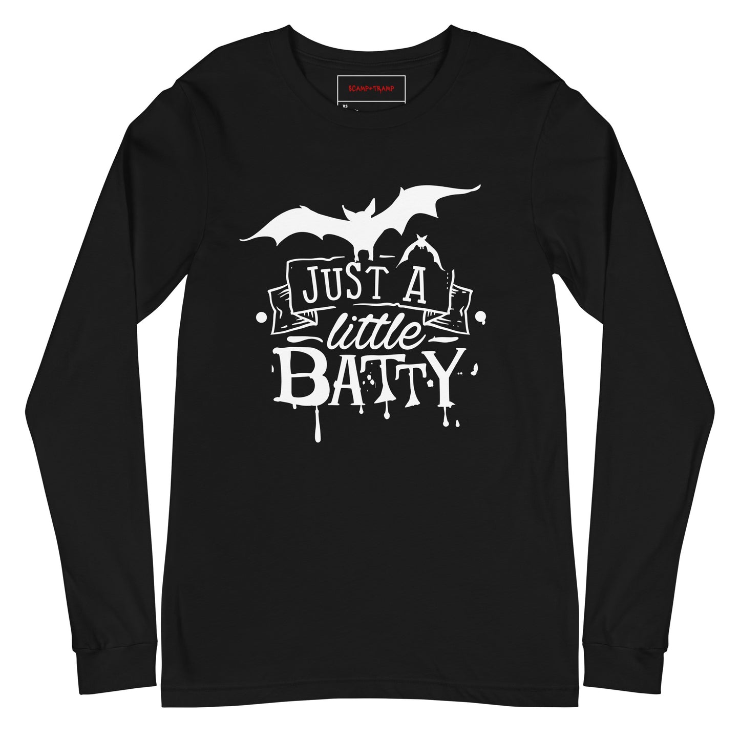 JUST A LITTLE BATTY UNISEX LONG SLEEVE TEE