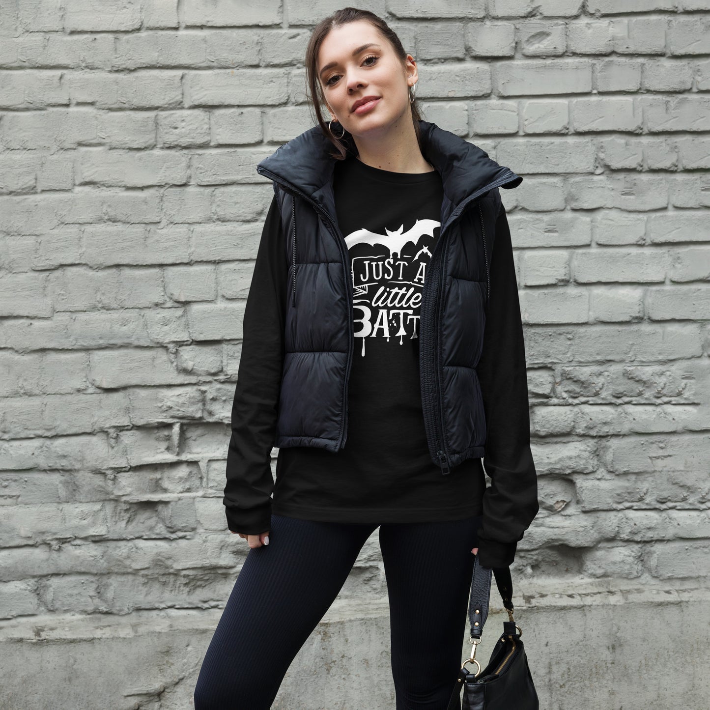 JUST A LITTLE BATTY UNISEX LONG SLEEVE TEE