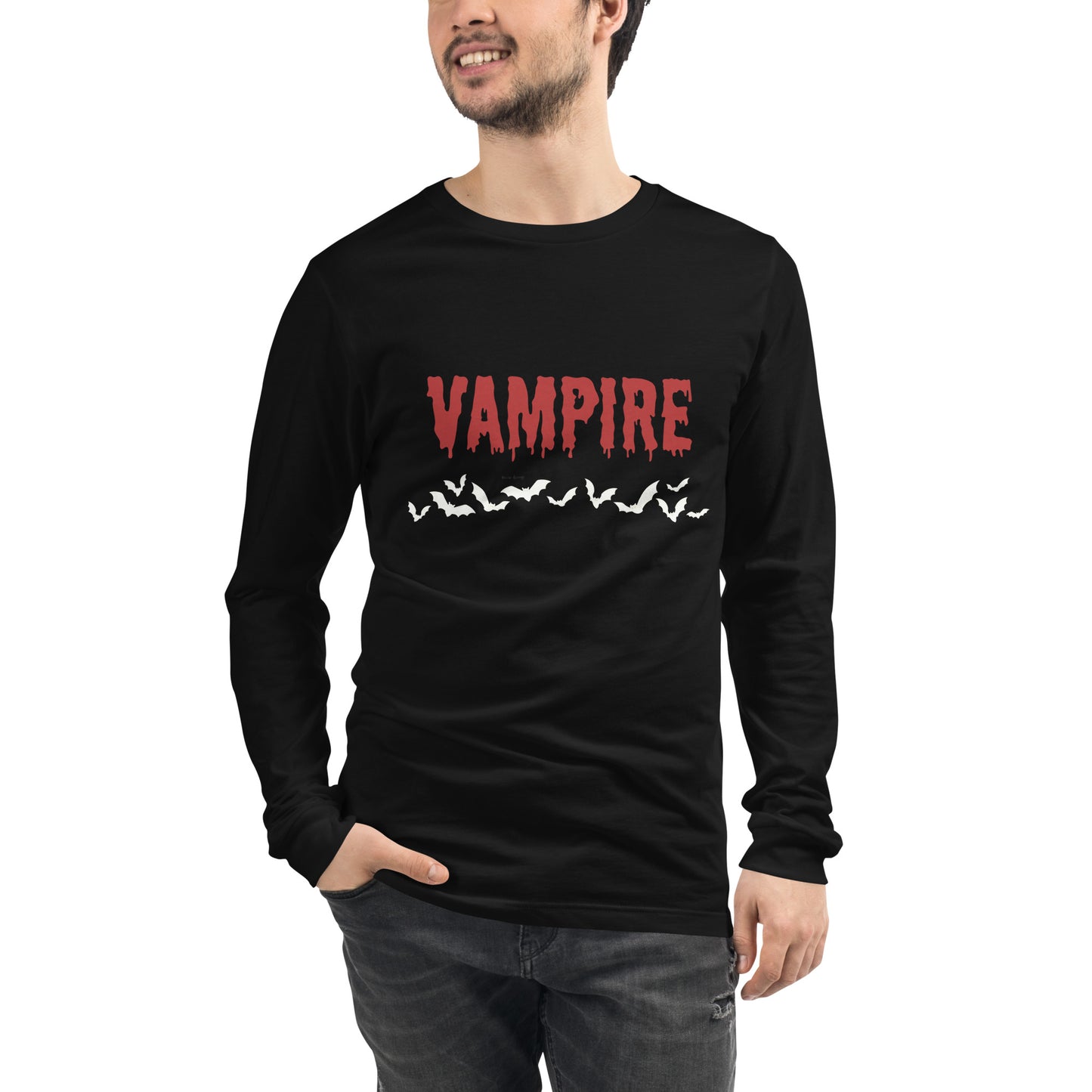 VAMPIRE (RED) UNISEX LONG SLEEVE TEE