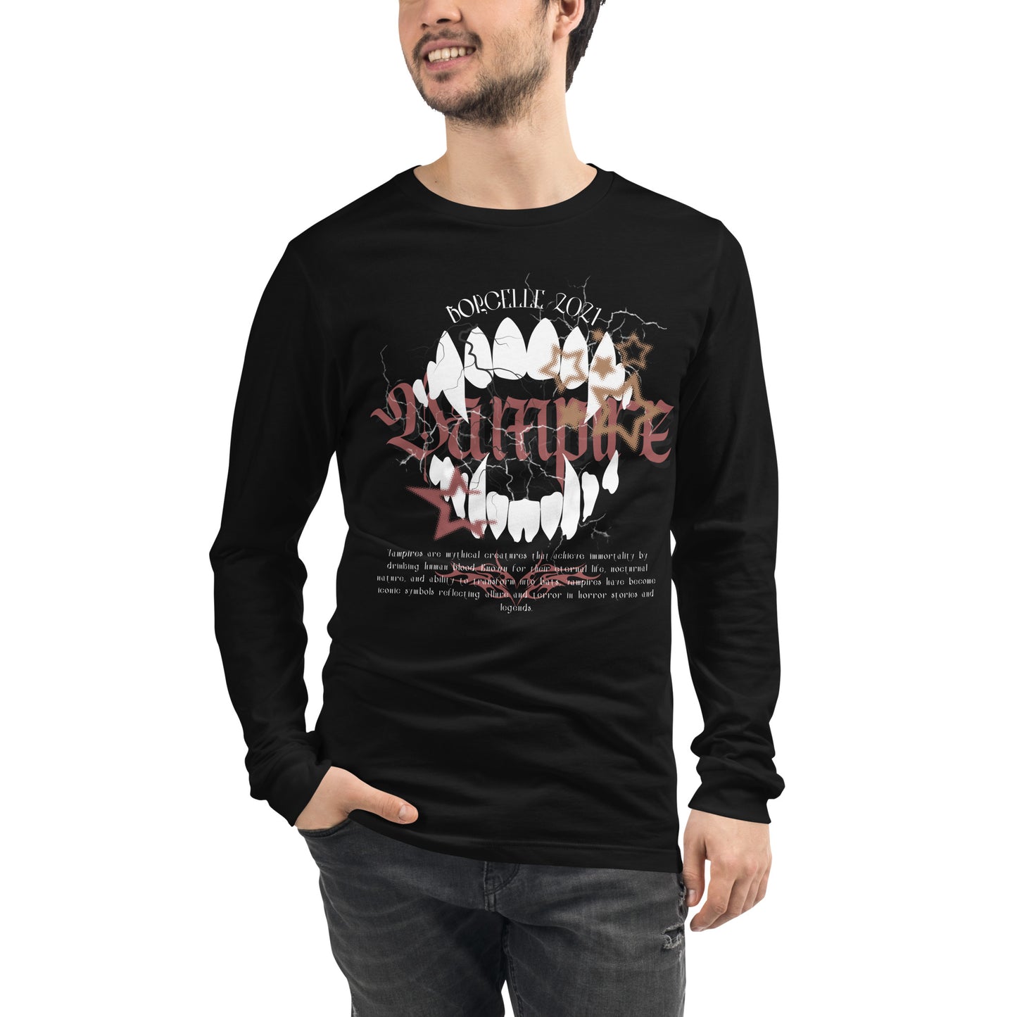 VAMPIRE BOCELLE UNISEX LONG SLEEVE TEE