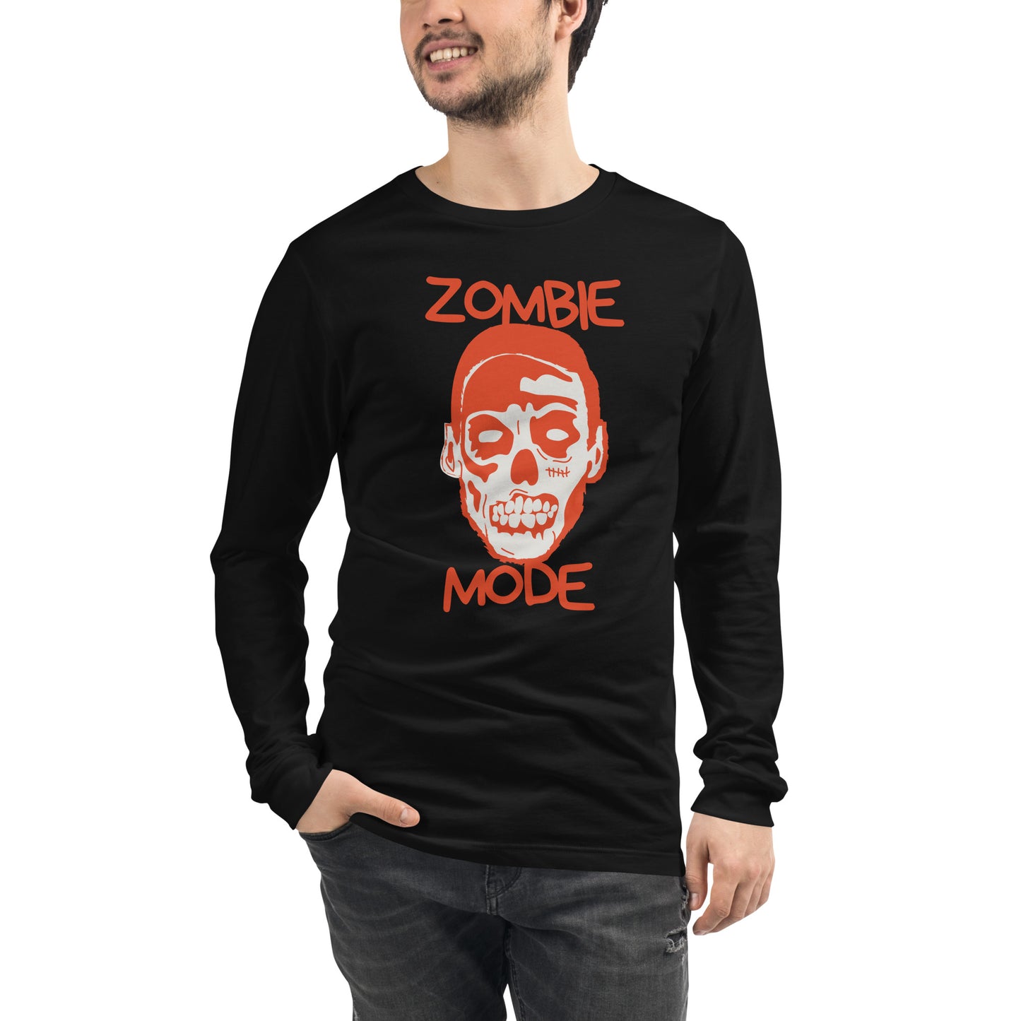 ZOMBIE MODE UNISEX LONG SLEEVE TEE