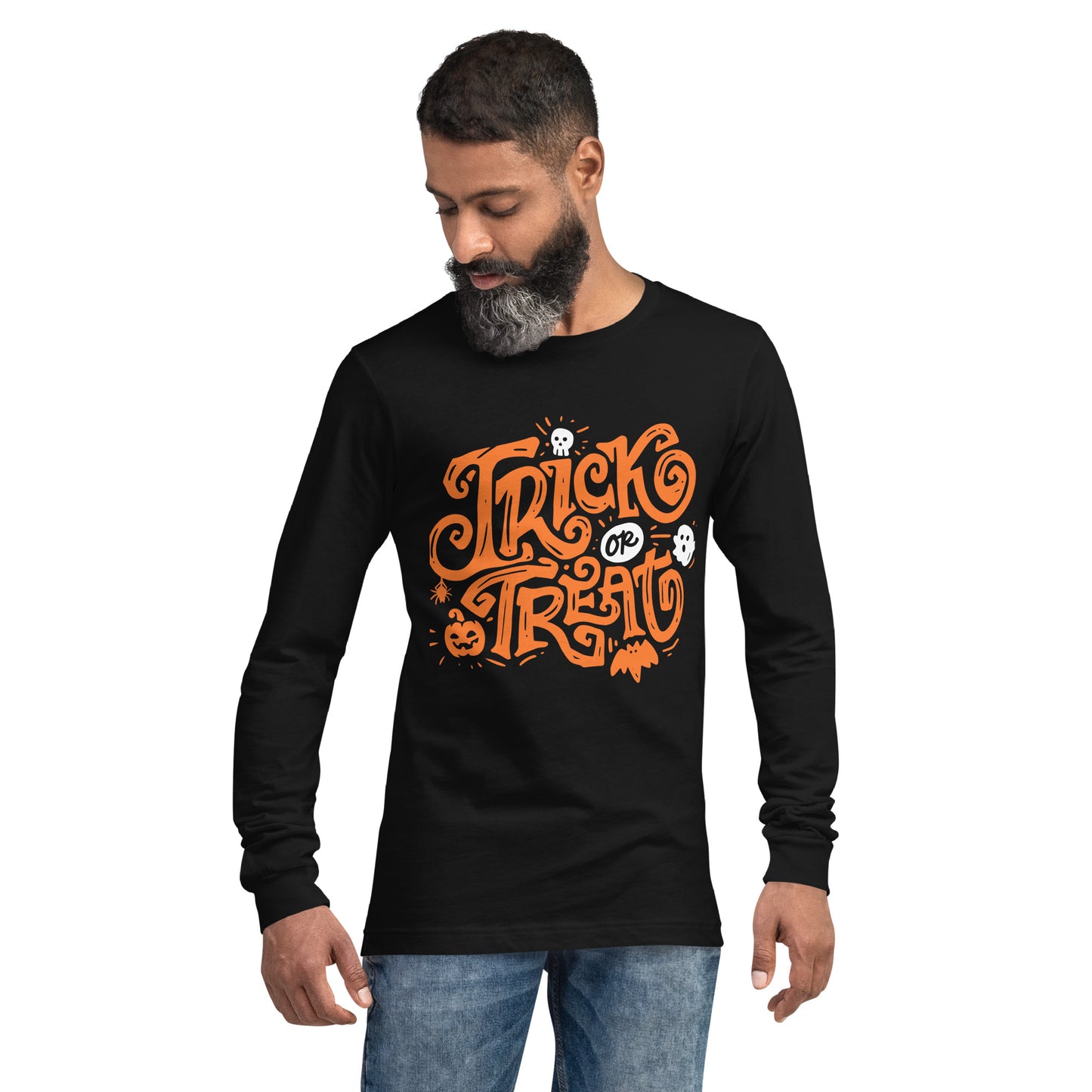 TRICK-OR-TREAT UNISEX LONG SLEEVE TEE