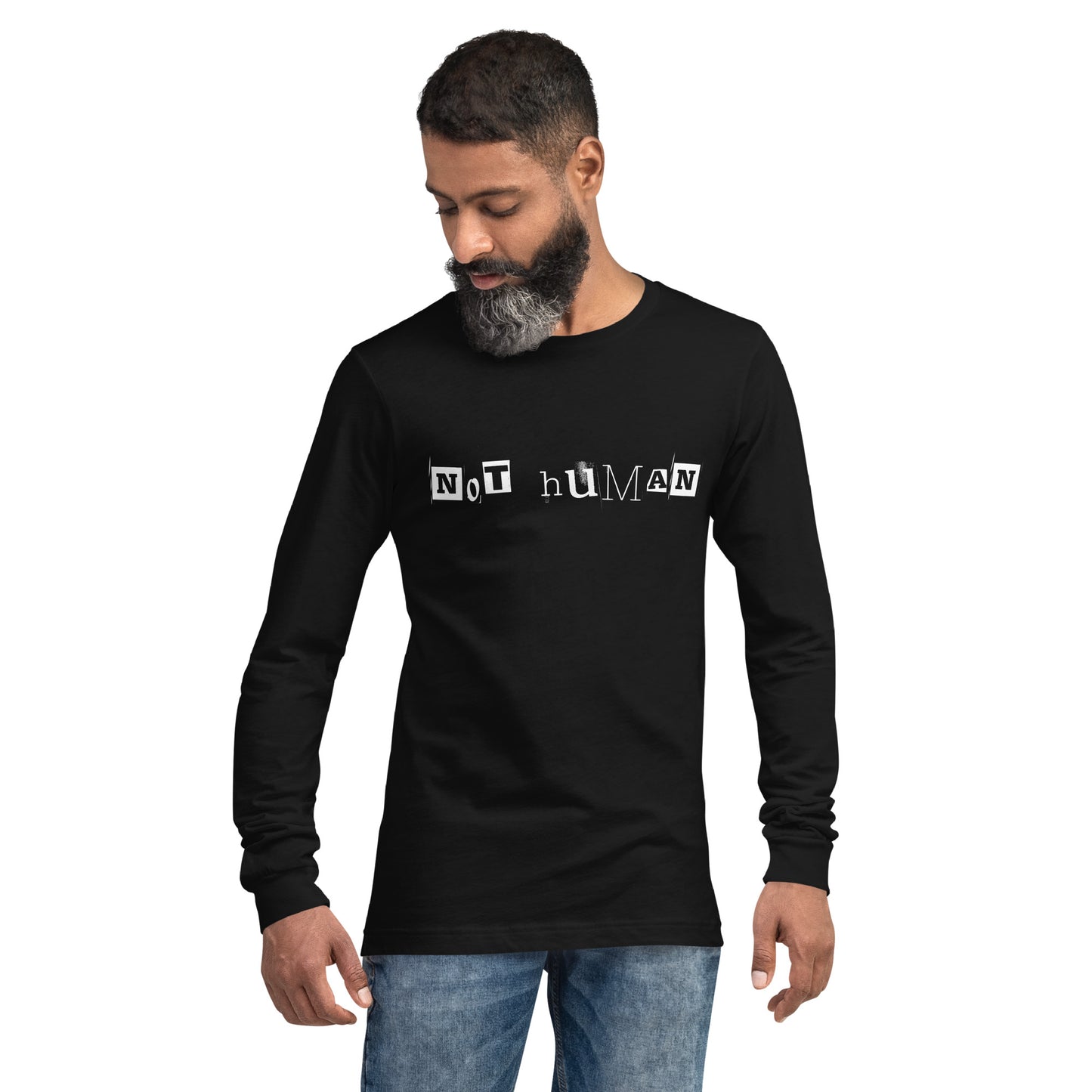 NOT HUMAN UNISEX LONG SLEEVE TEE