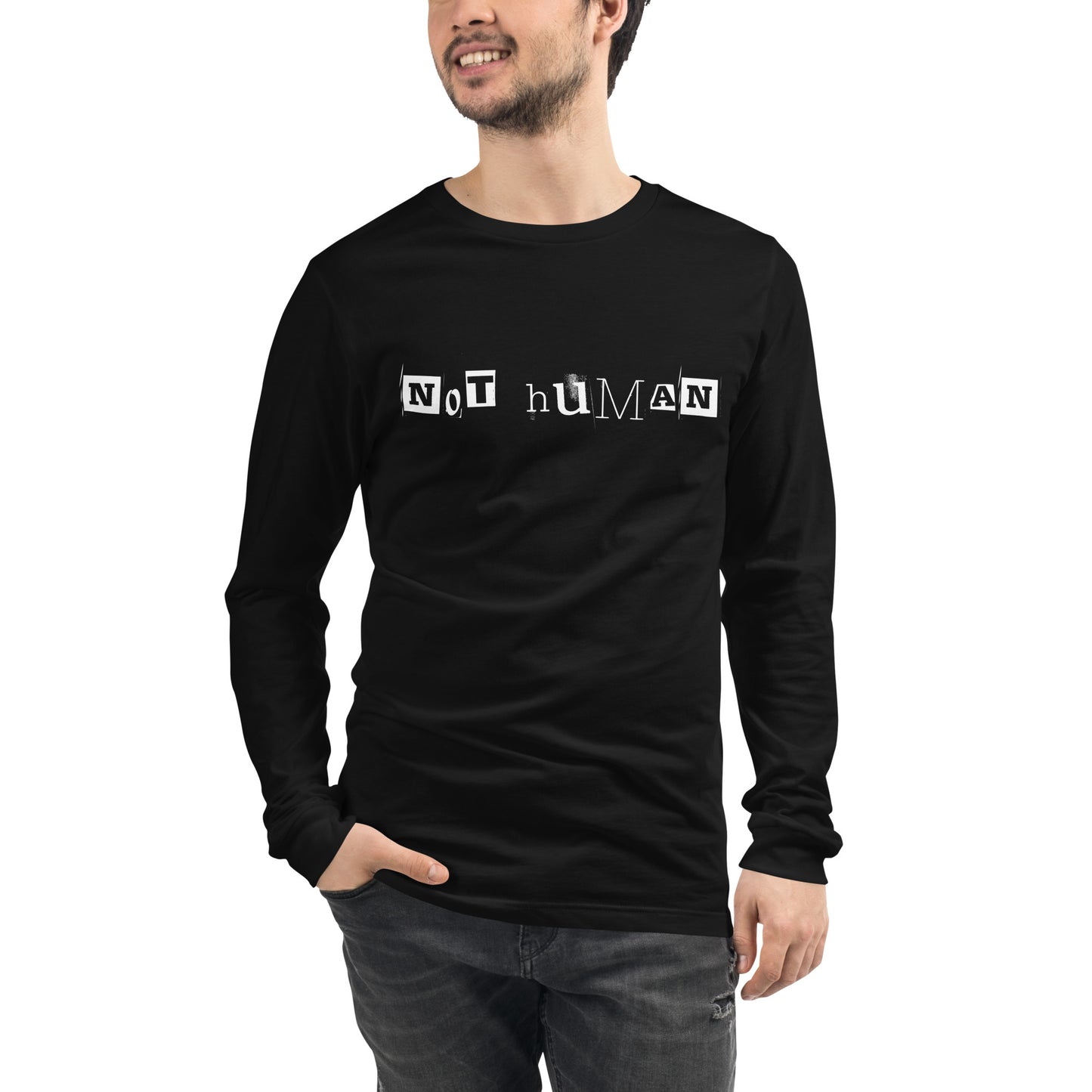 NOT HUMAN UNISEX LONG SLEEVE TEE