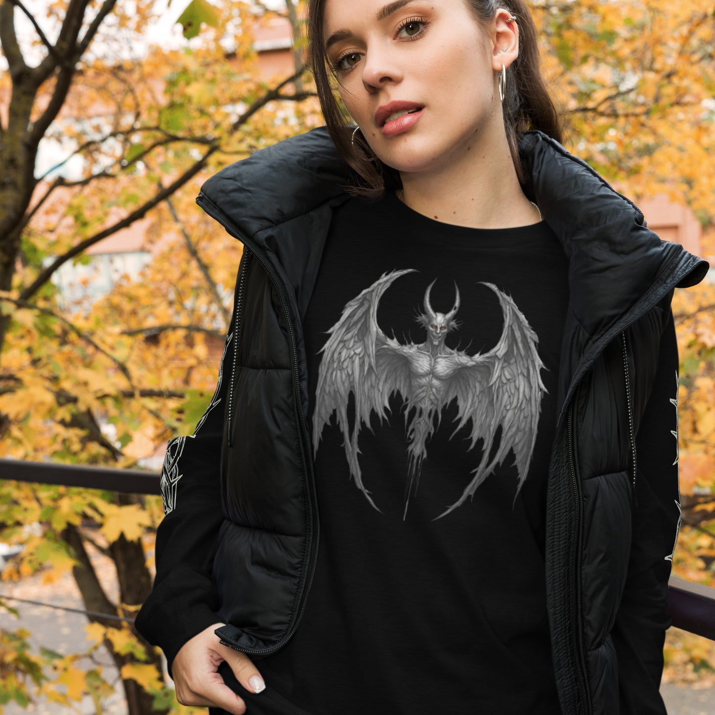 WINGED DEMON UNISEX LONG SLEEVE TEE