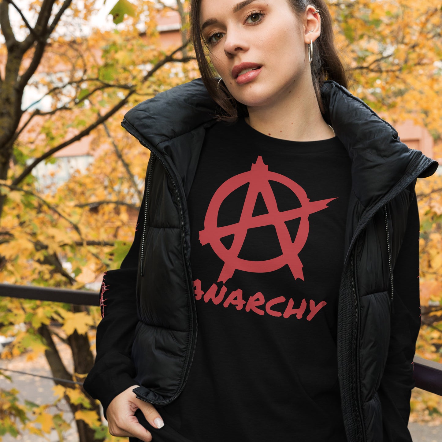 ANARCHY UNISEX LONG SLEEVE TEE