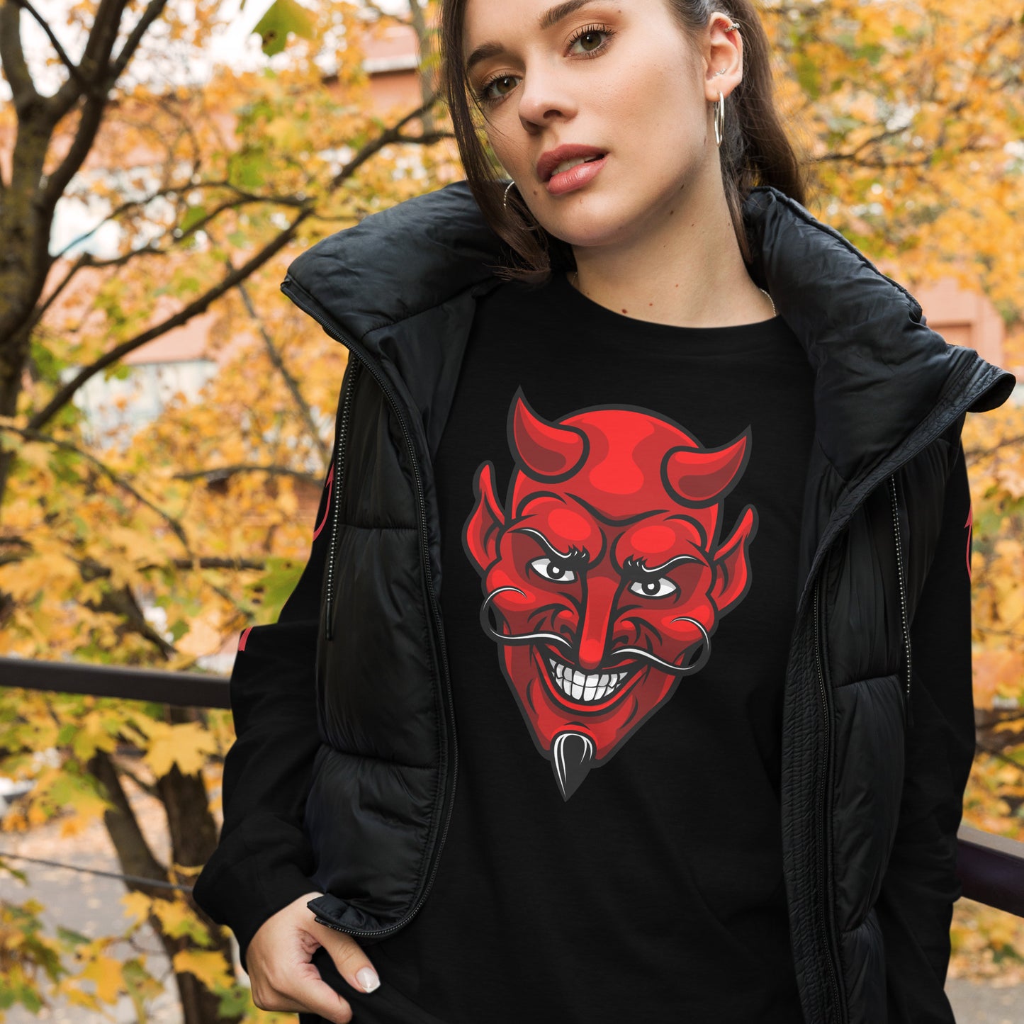 RED DEVIL UNISEX LONG SLEEVE TEE