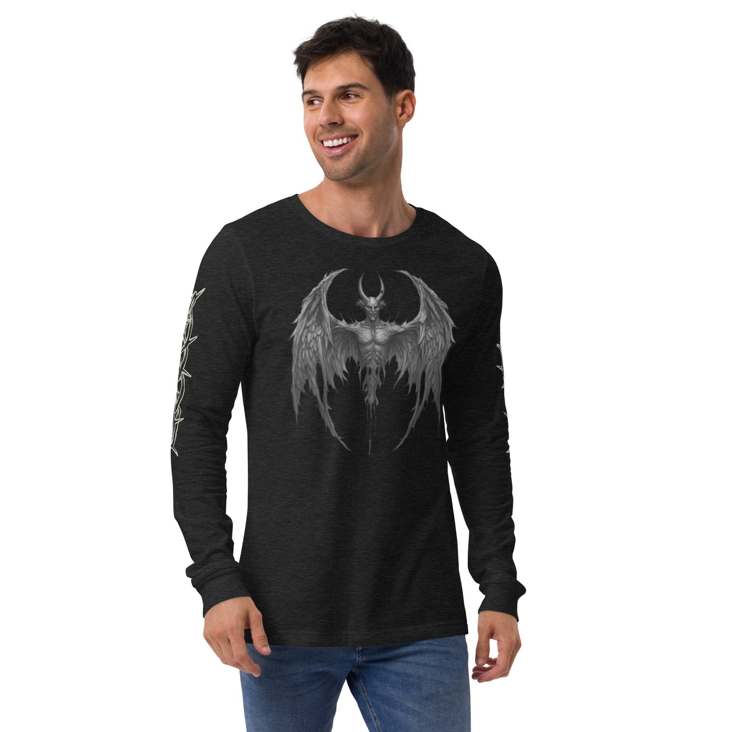 WINGED DEMON UNISEX LONG SLEEVE TEE