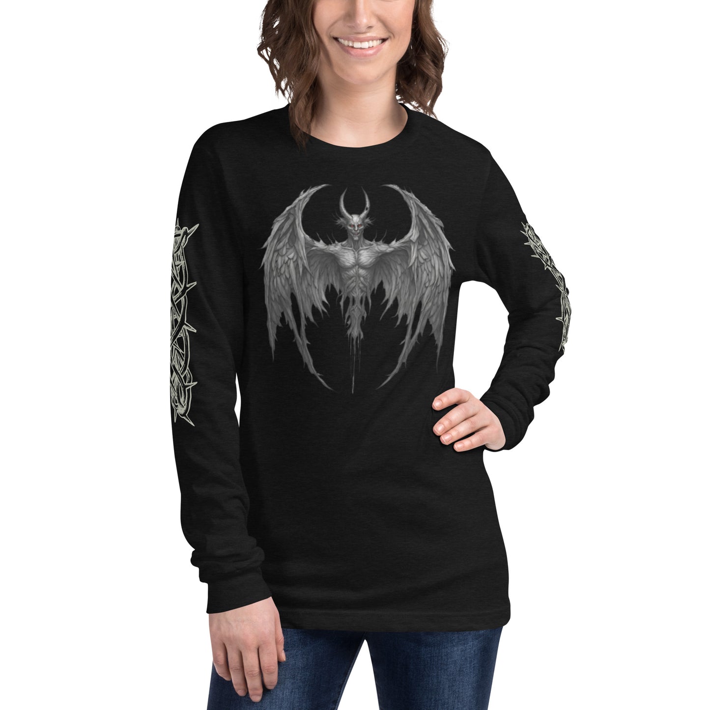 WINGED DEMON UNISEX LONG SLEEVE TEE