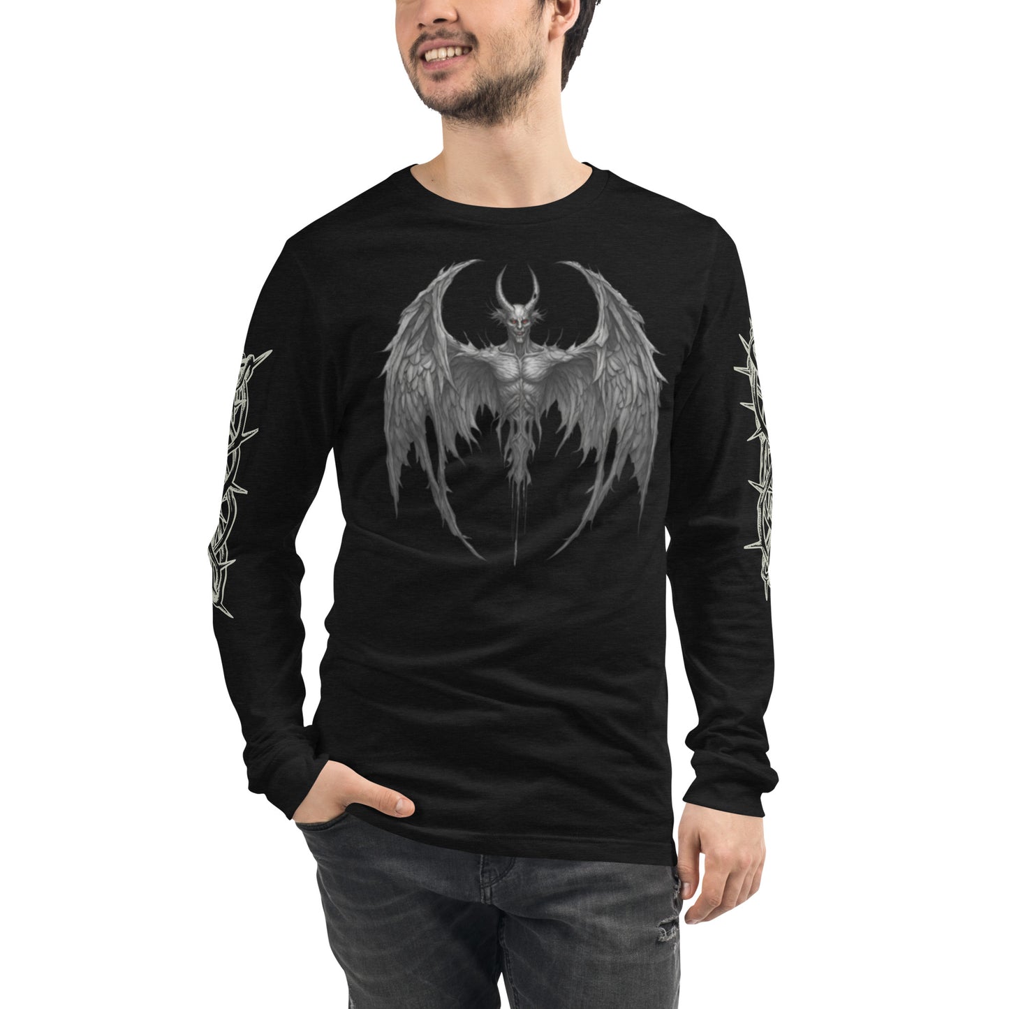 WINGED DEMON UNISEX LONG SLEEVE TEE