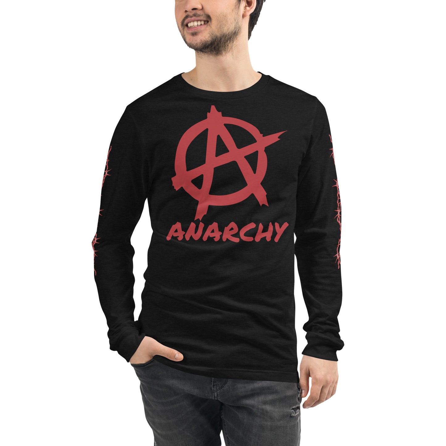 ANARCHY UNISEX LONG SLEEVE TEE