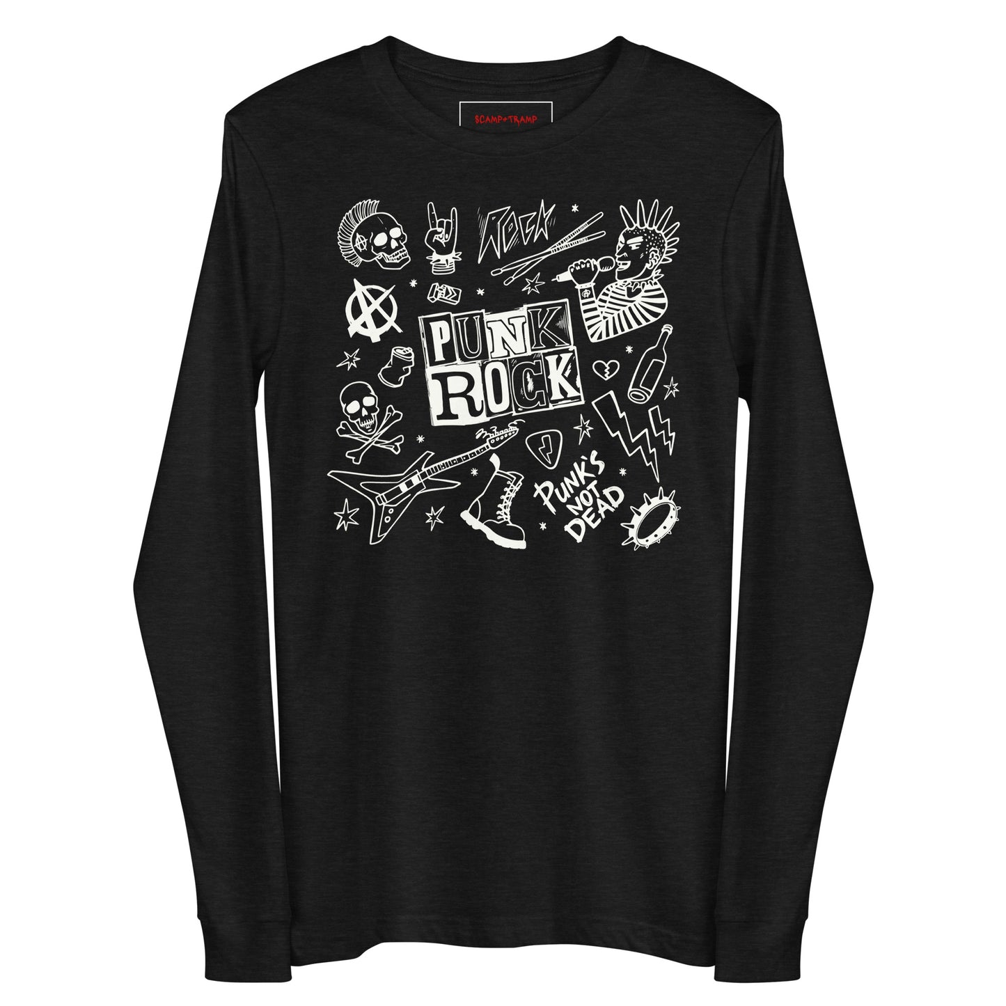 PUNK'S NOT DEAD UNISEX LONG SLEEVE TEE