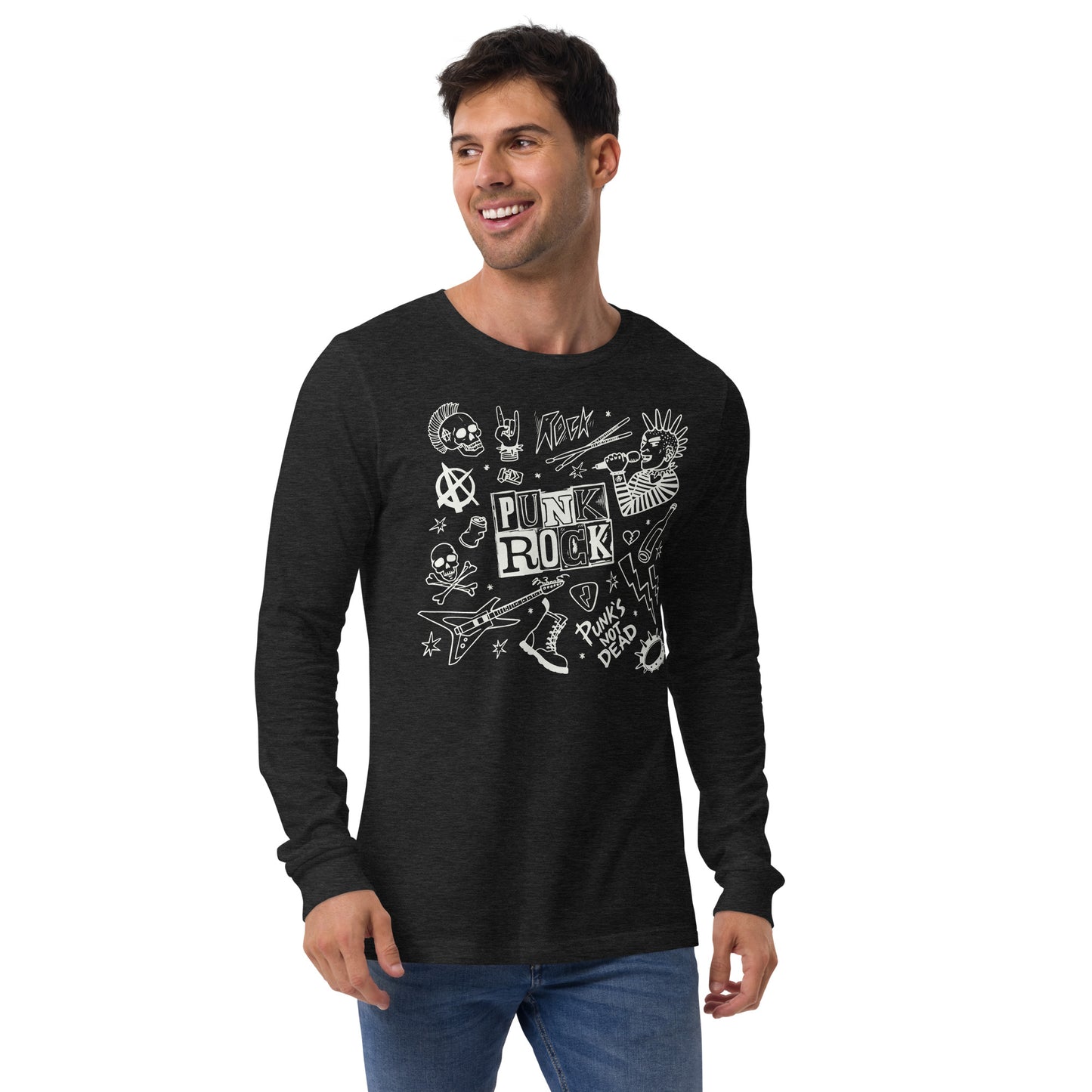PUNK'S NOT DEAD UNISEX LONG SLEEVE TEE