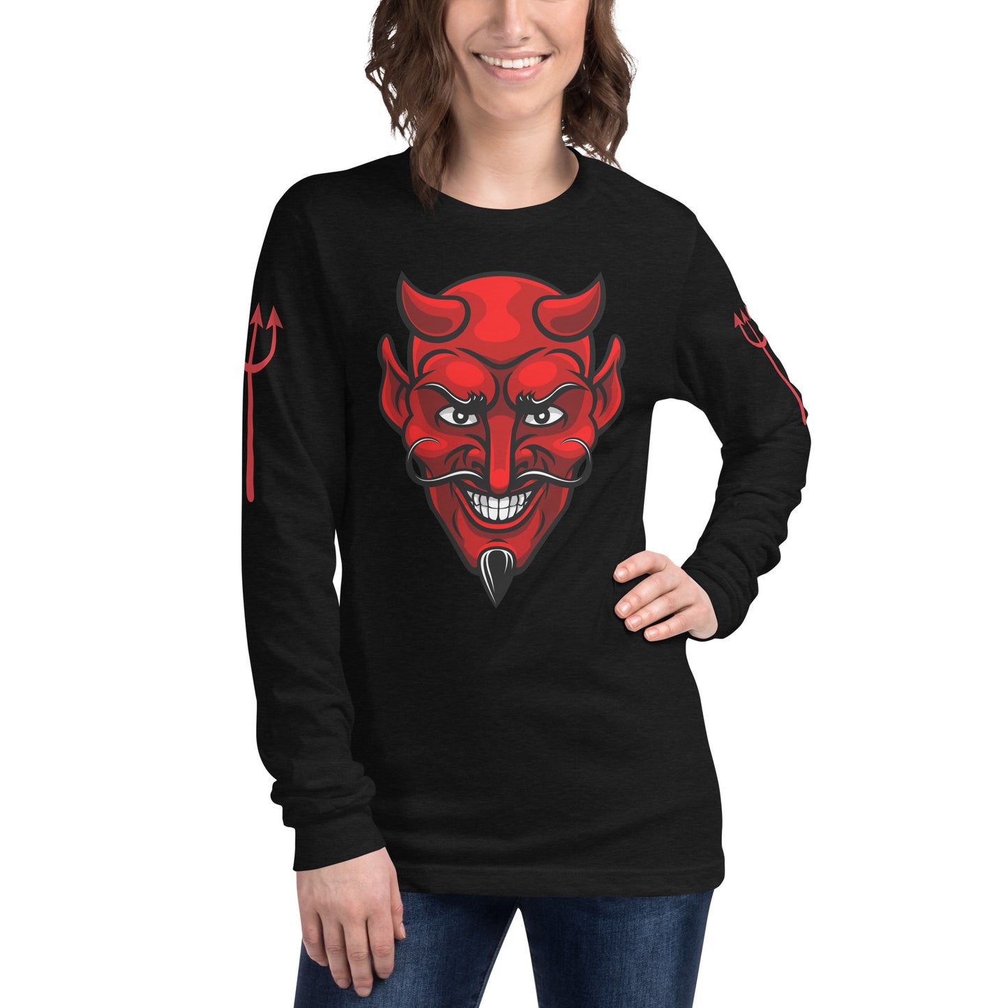 RED DEVIL UNISEX LONG SLEEVE TEE