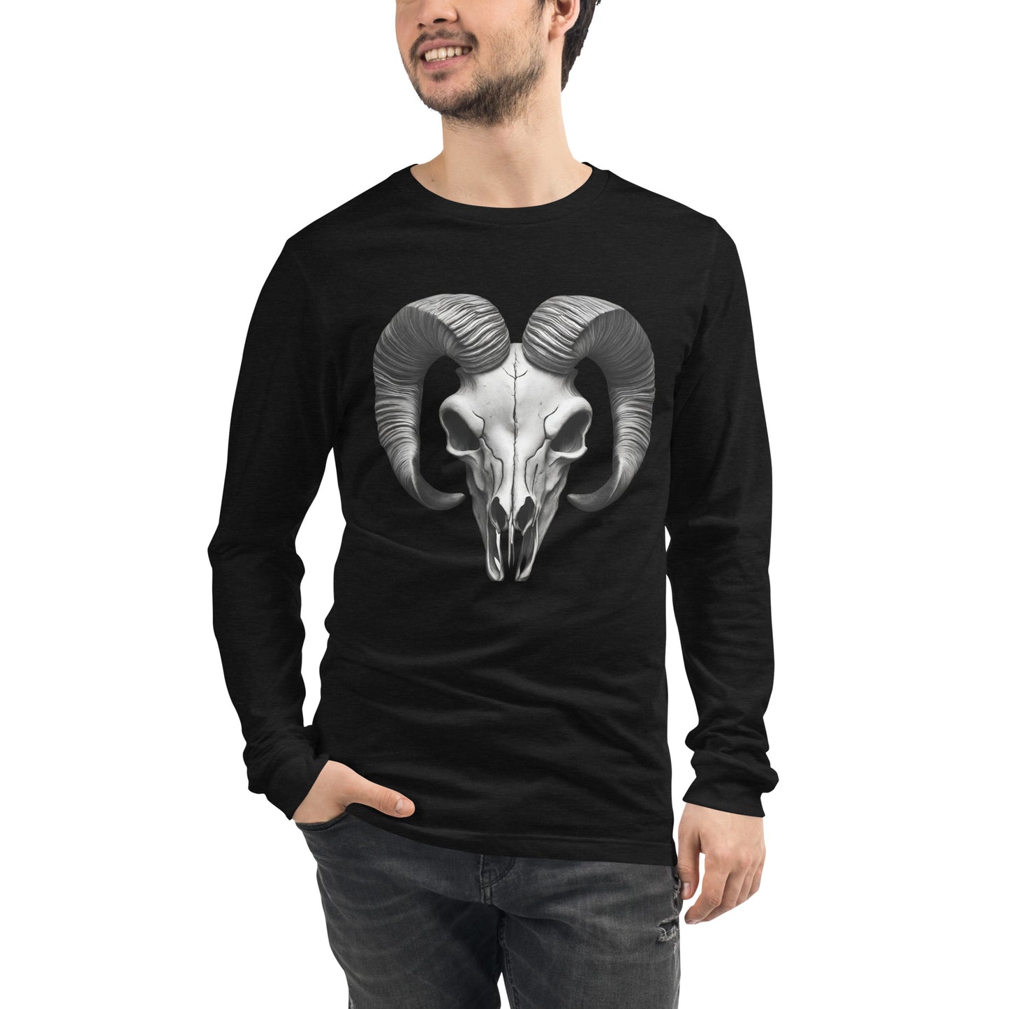 RAM SKULL UNISEX LONG SLEEVE TEE