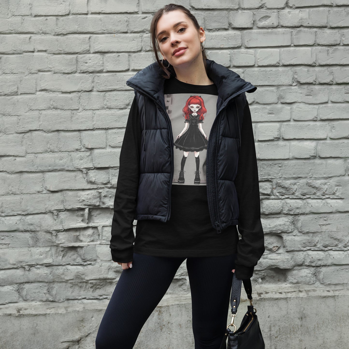 GOTH RED UNISEX LONG SLEEVE TEE