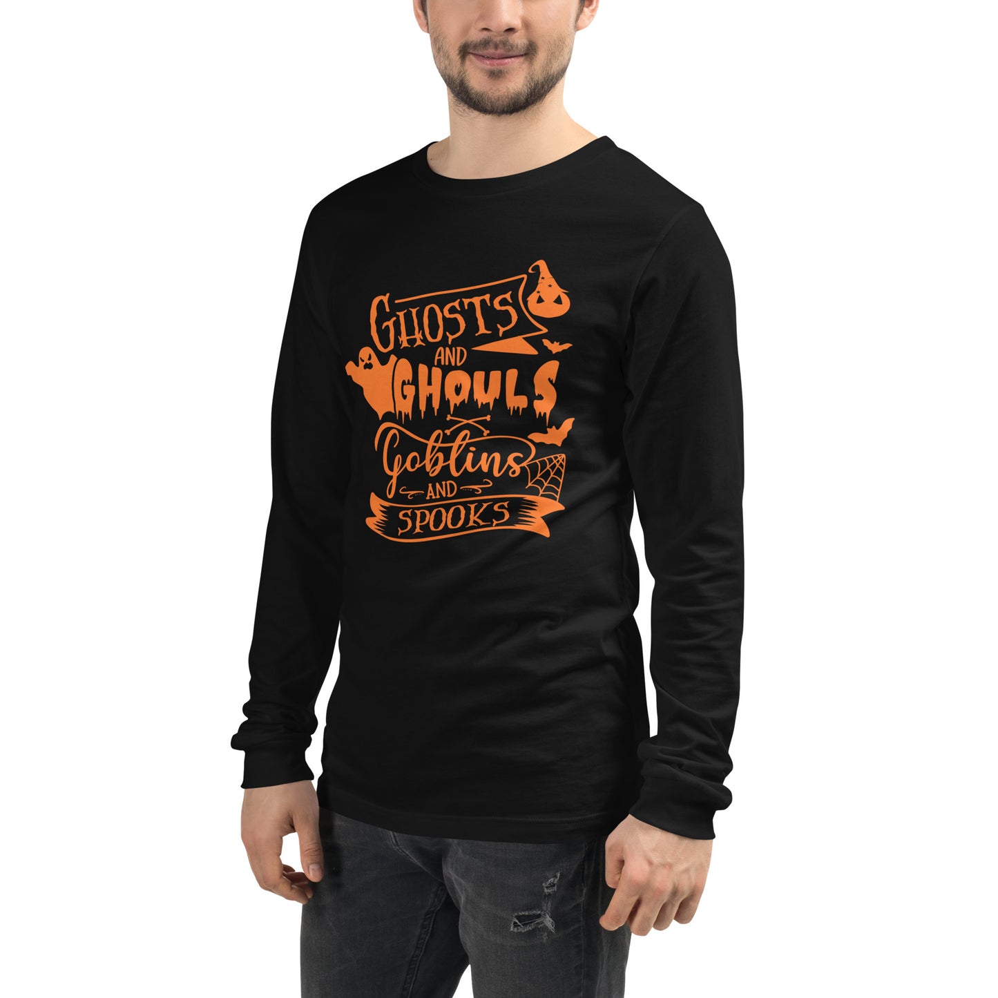 GHOSTS & GHOULS UNISEX LONG SLEEVE TEE