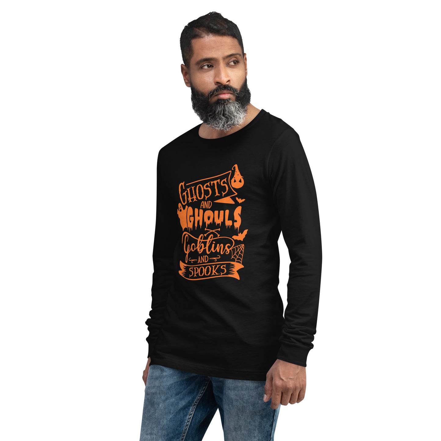 GHOSTS & GHOULS UNISEX LONG SLEEVE TEE
